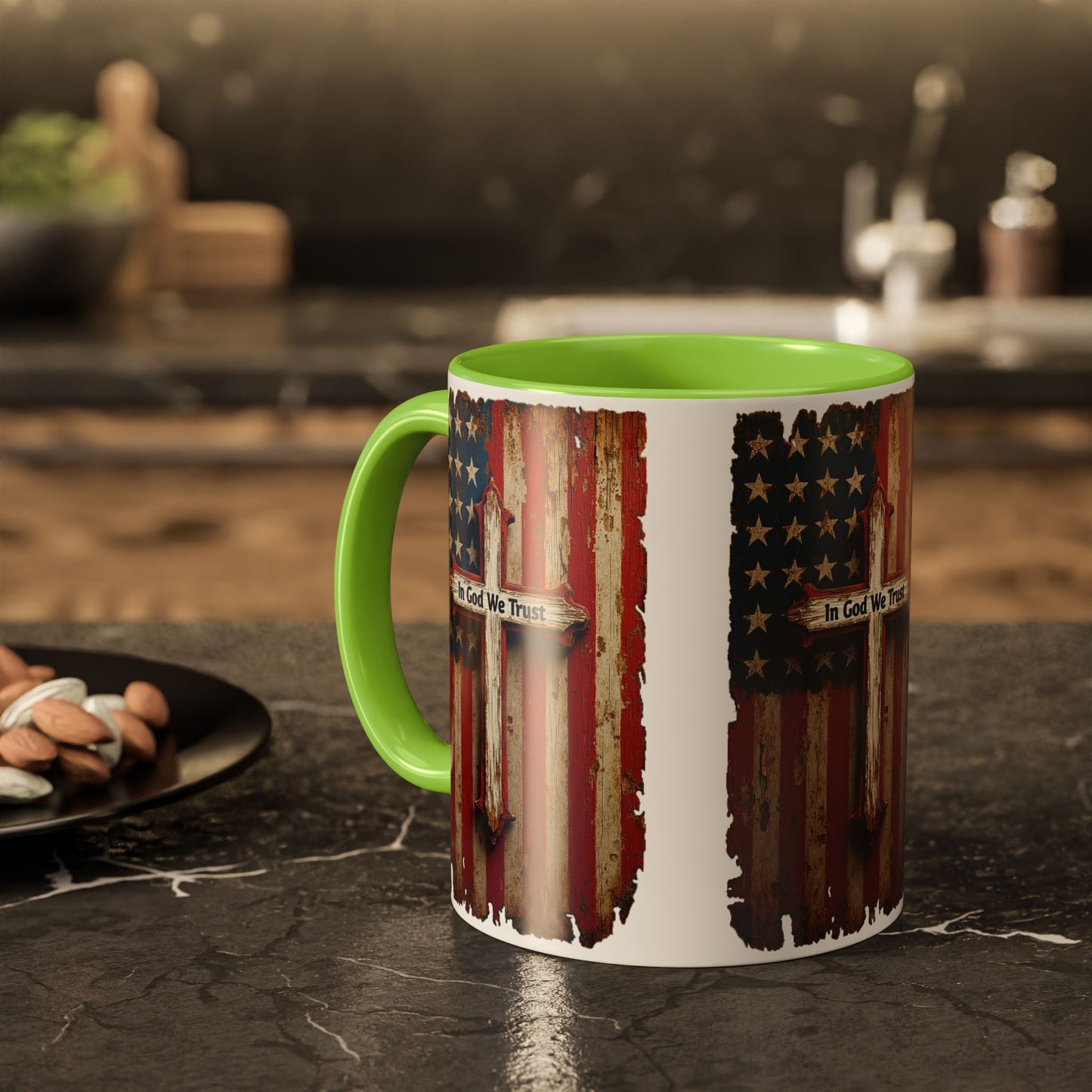 In God We Trust Patriotic Coffee Mug