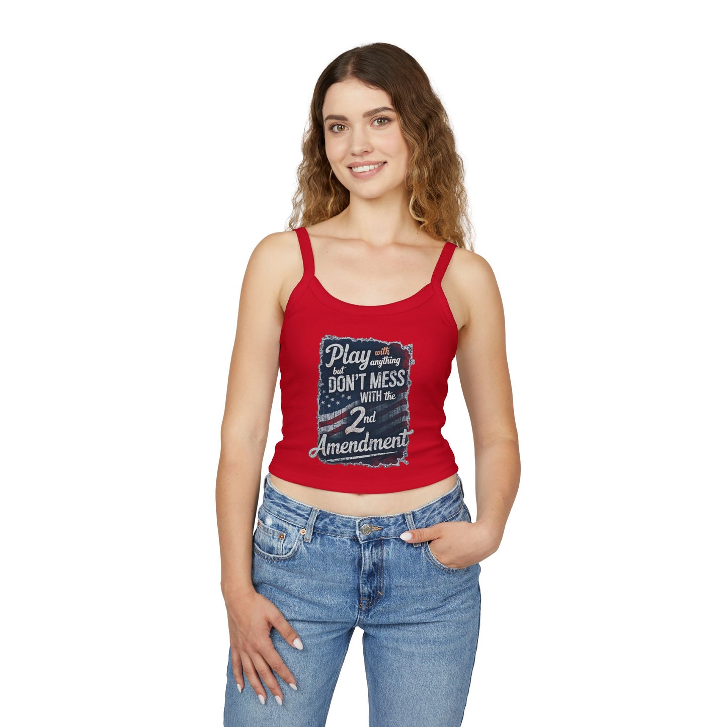 Don't Mess with the 2nd Amendment Patriotic Tank Top