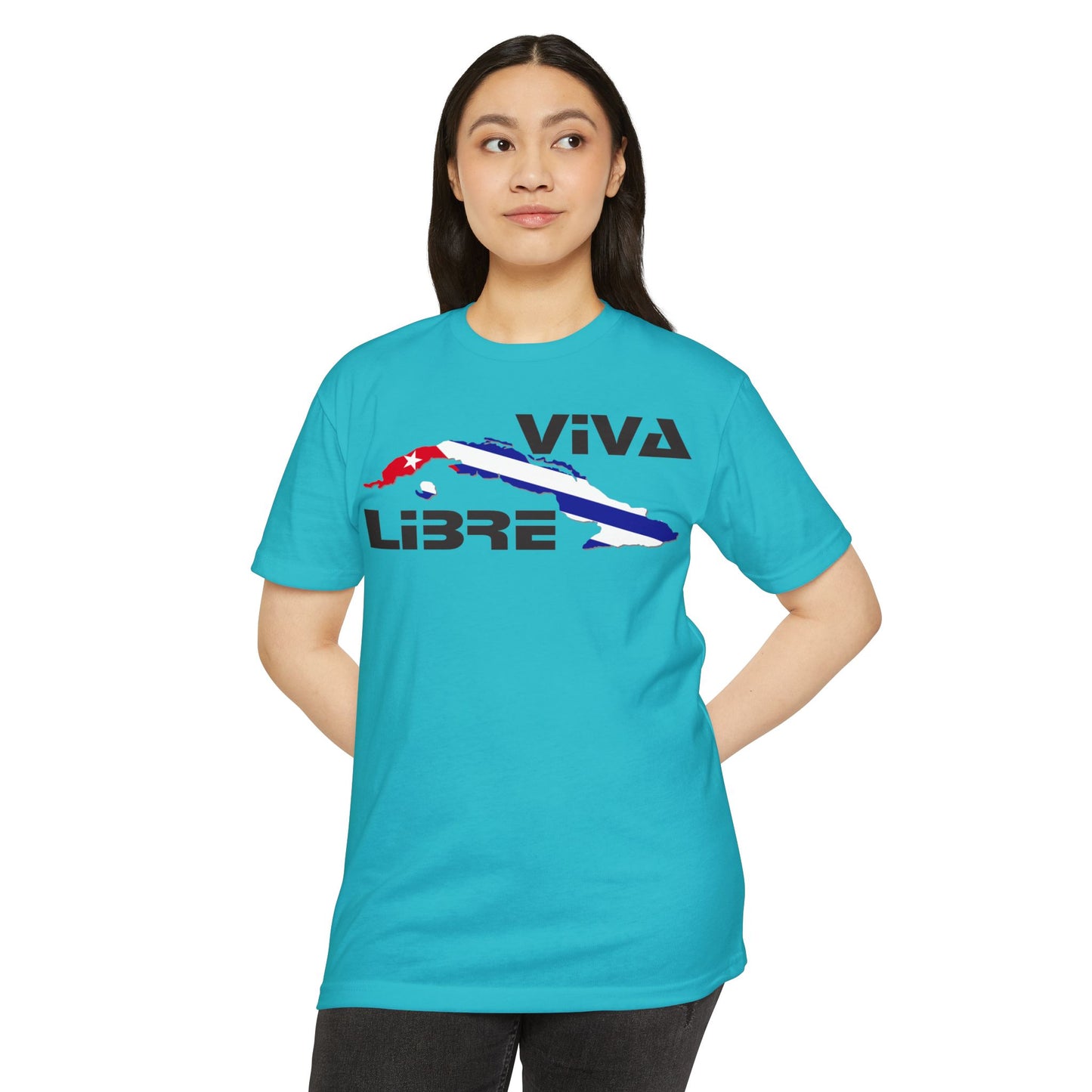 Viva Cuba Libre Patriótica Camiseta