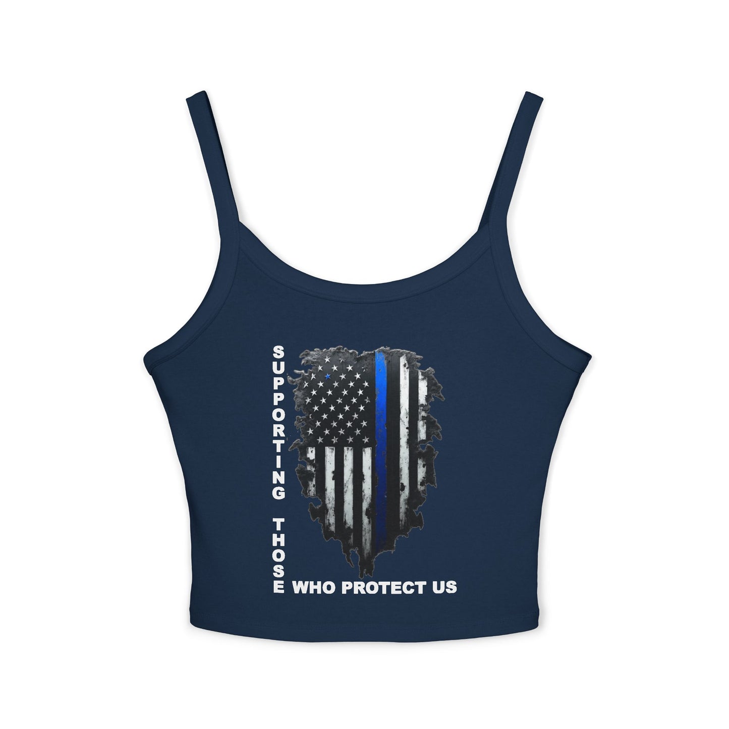 Supporting Those Who Protect Us Patriotic Tank Top