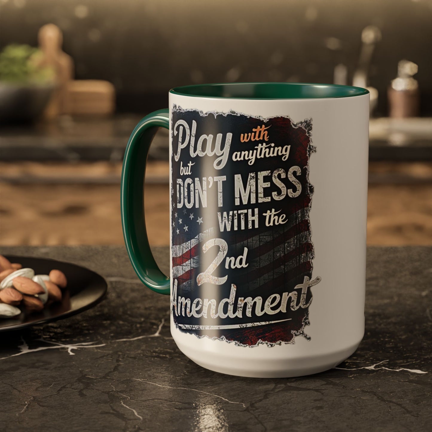 Don't Mess with the 2nd Amendment Patriotic Coffee Mug