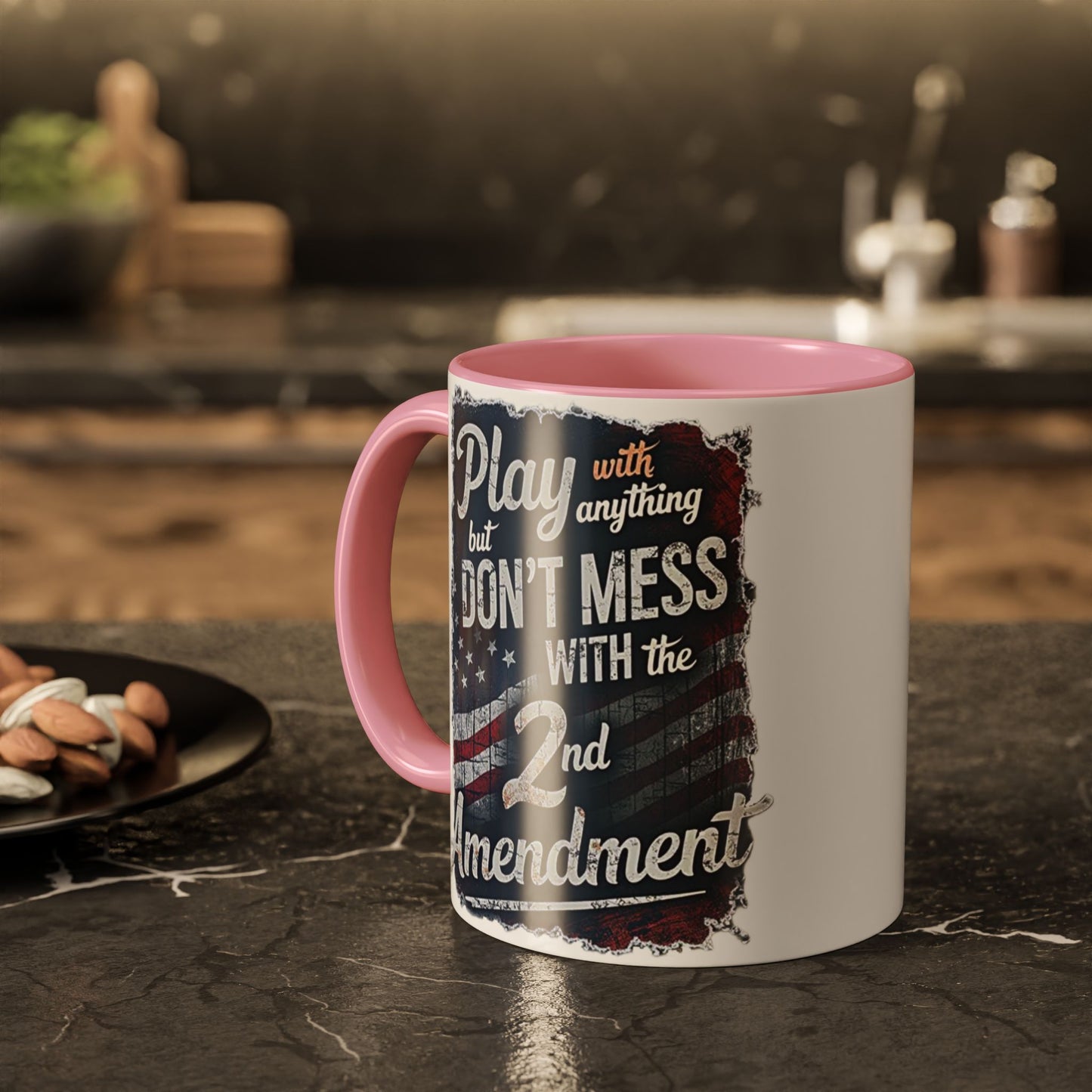 Don't Mess with the 2nd Amendment Patriotic Coffee Mug