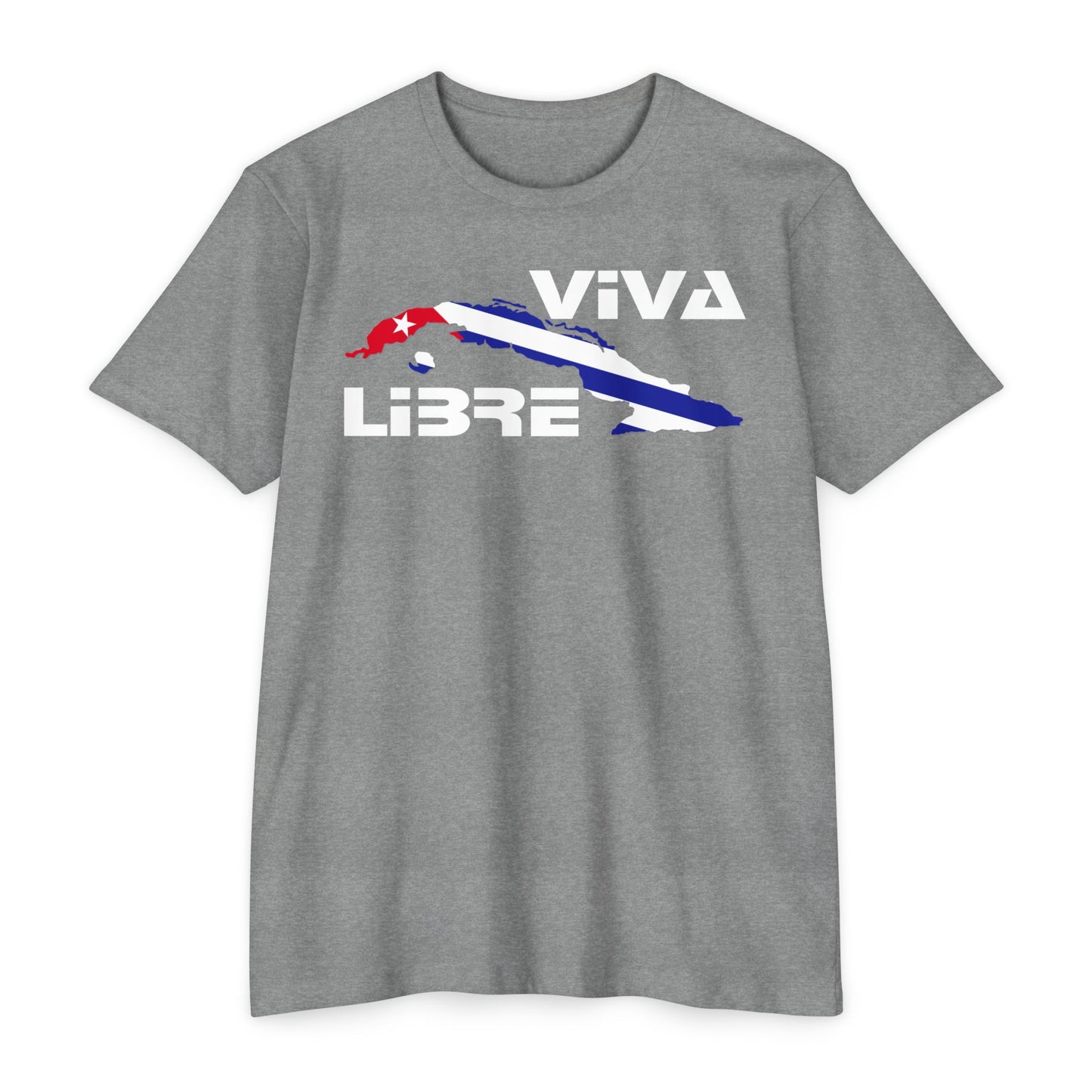 Viva Cuba Libre Patriótica Camiseta