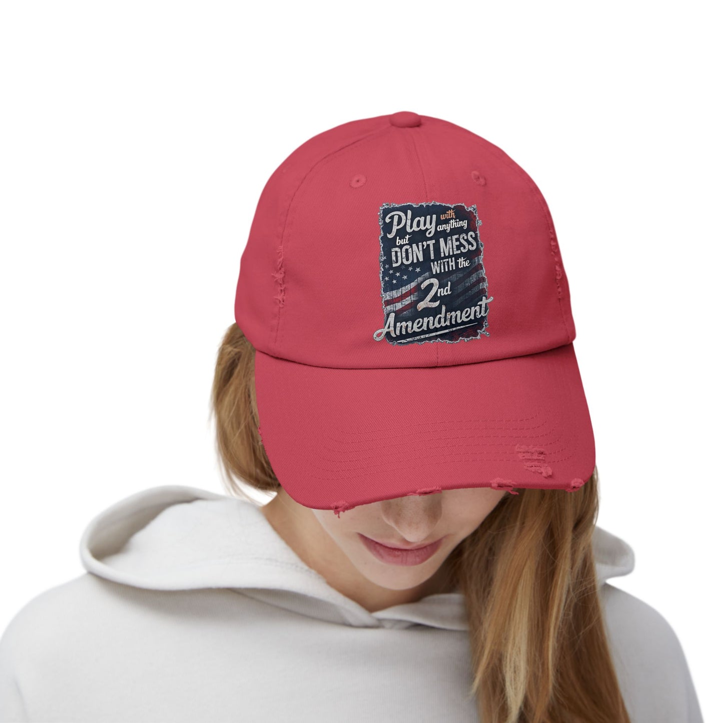 Don't Mess with the 2nd Amendment Patriotic Printed Hat