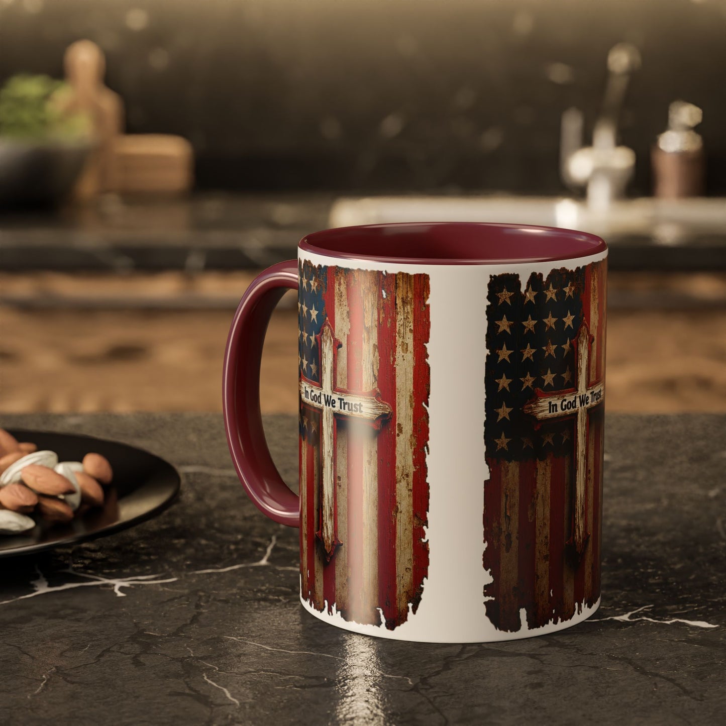 In God We Trust Patriotic Coffee Mug