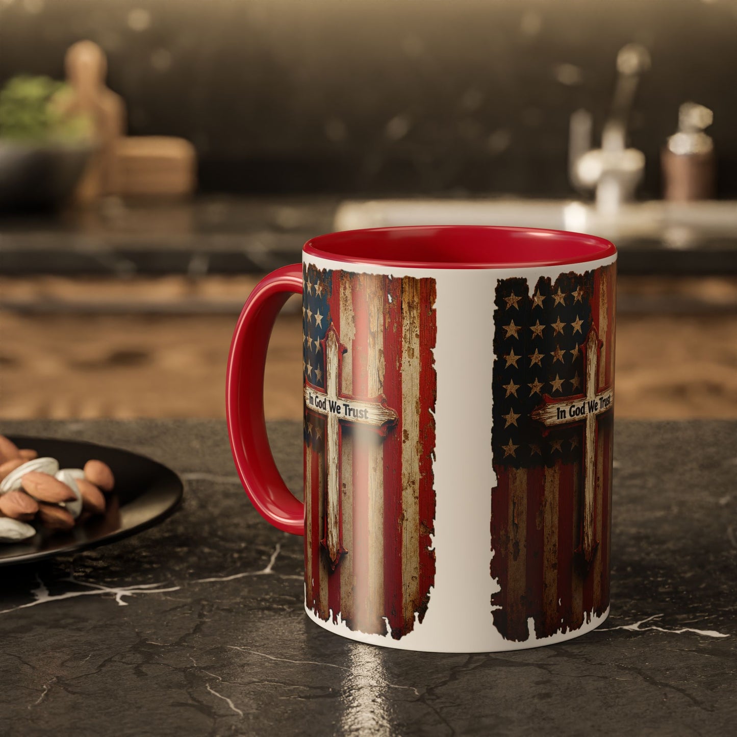 In God We Trust Patriotic Coffee Mug