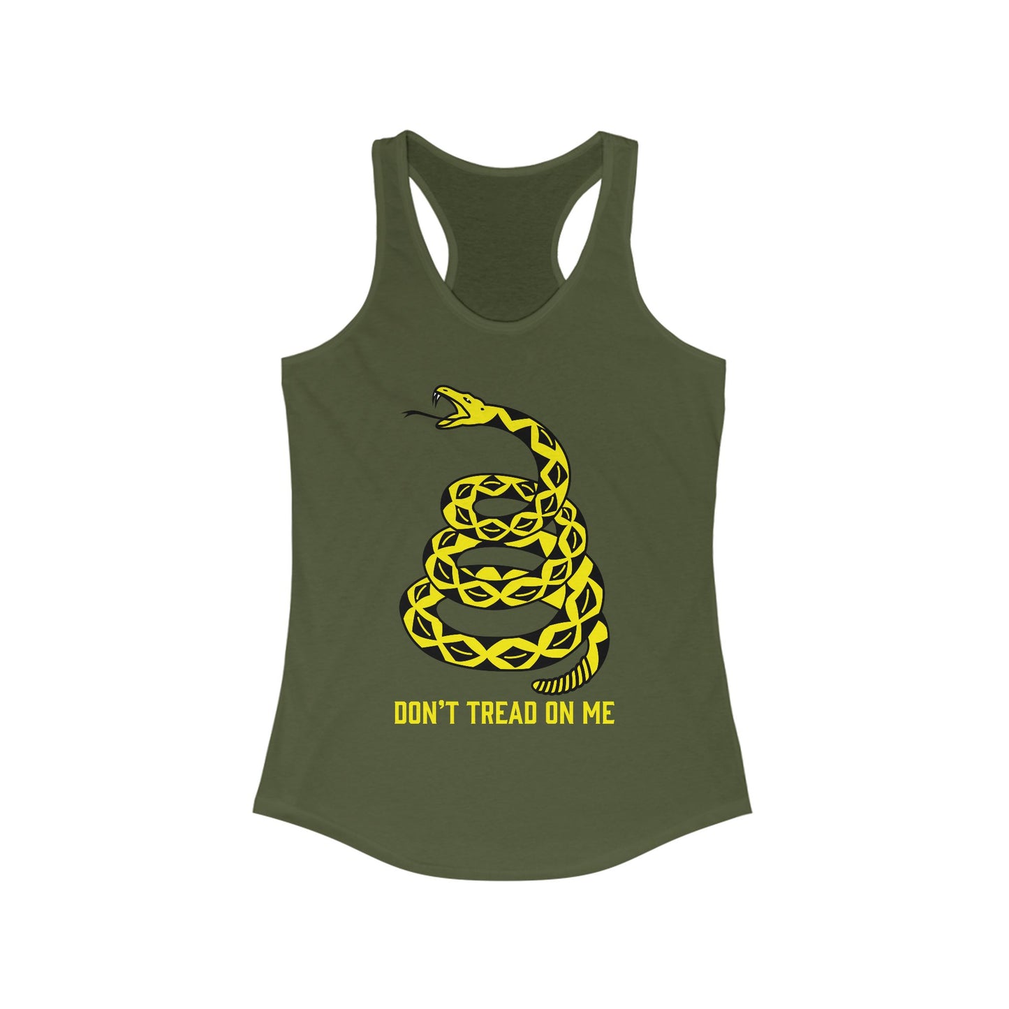 Don't Tread on Me Patriotic Racerback Tank