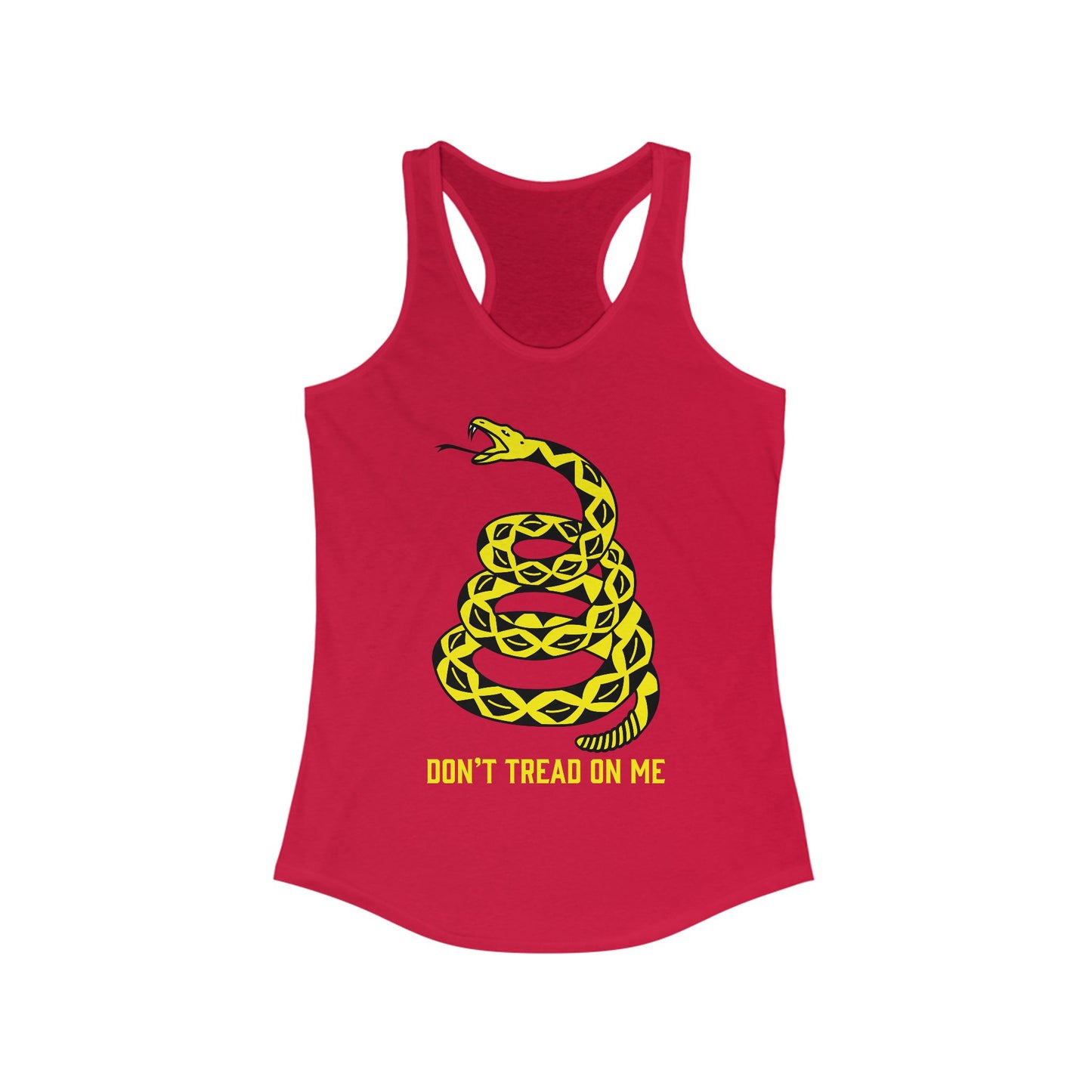 Don't Tread on Me Patriotic Racerback Tank