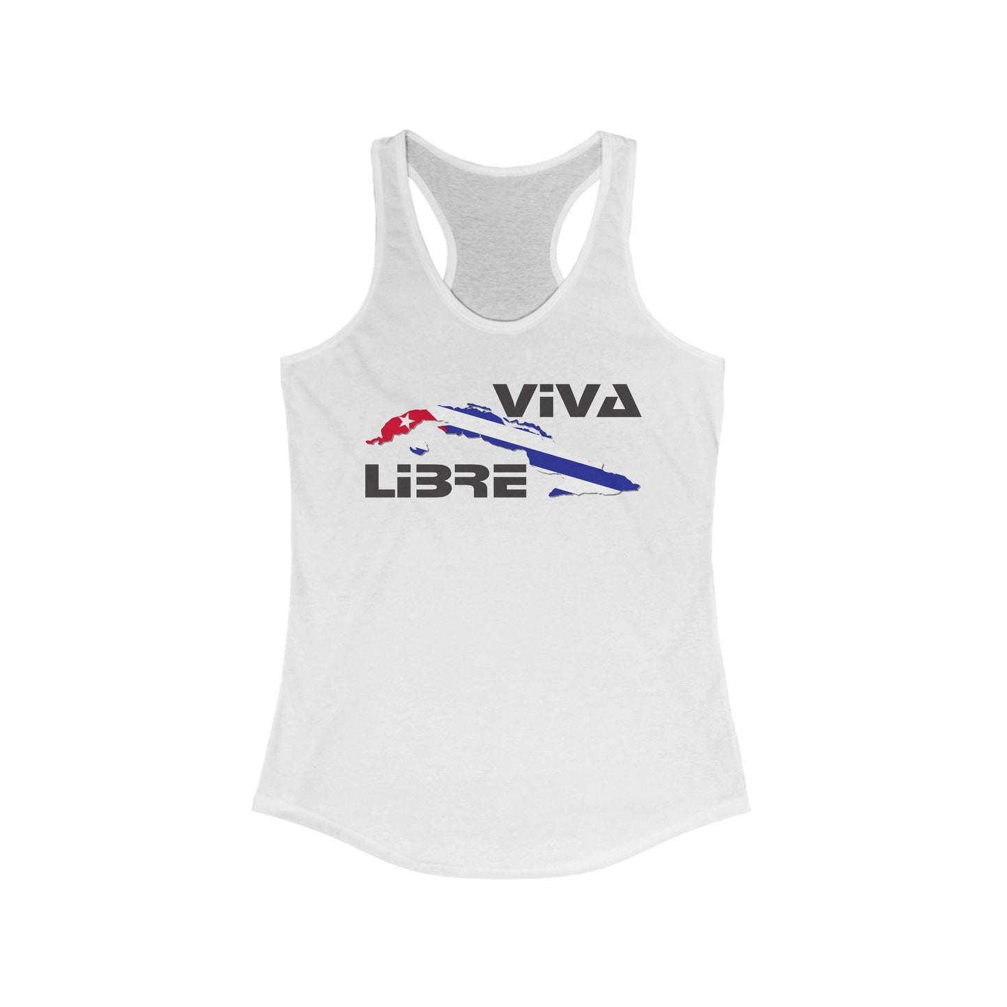 Viva Cuba Libre Patriótico Racerback Tank