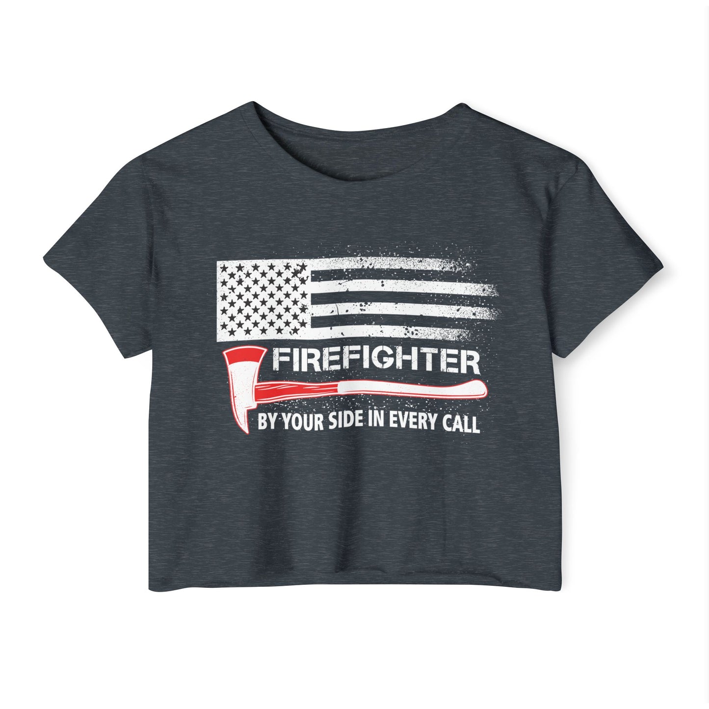 Firefighter Pride Crop Top – By Your Side in Every Call