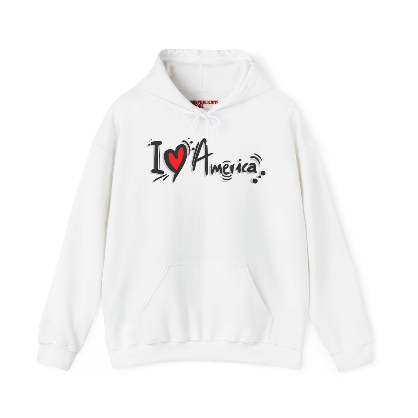 I Love America Unisex Hoodie Sweatshirt