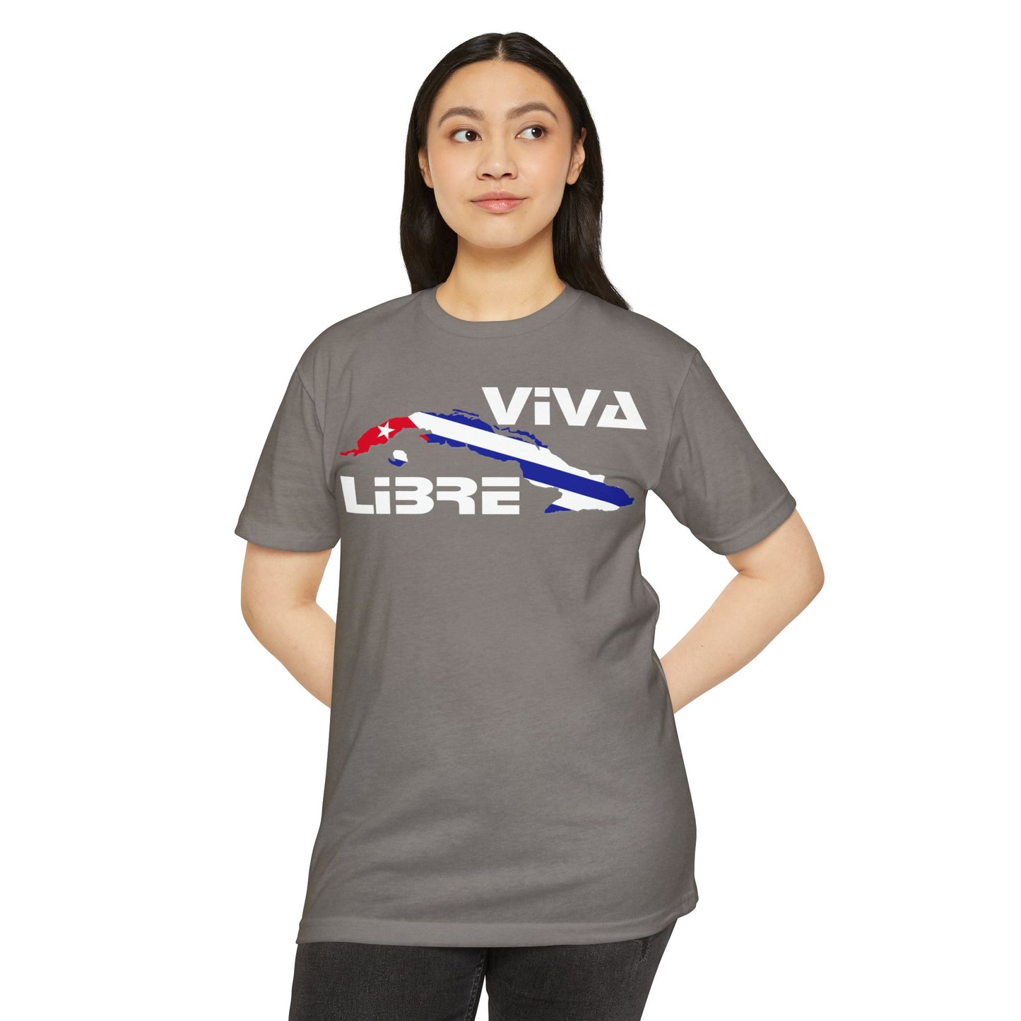 Viva Cuba Libre Patriótica Camiseta