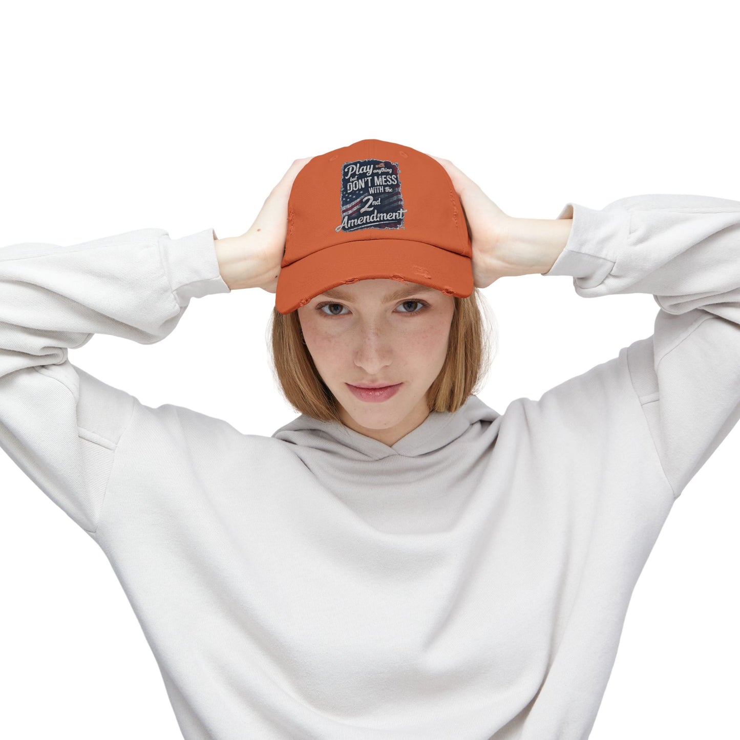 Don't Mess with the 2nd Amendment Patriotic Printed Hat