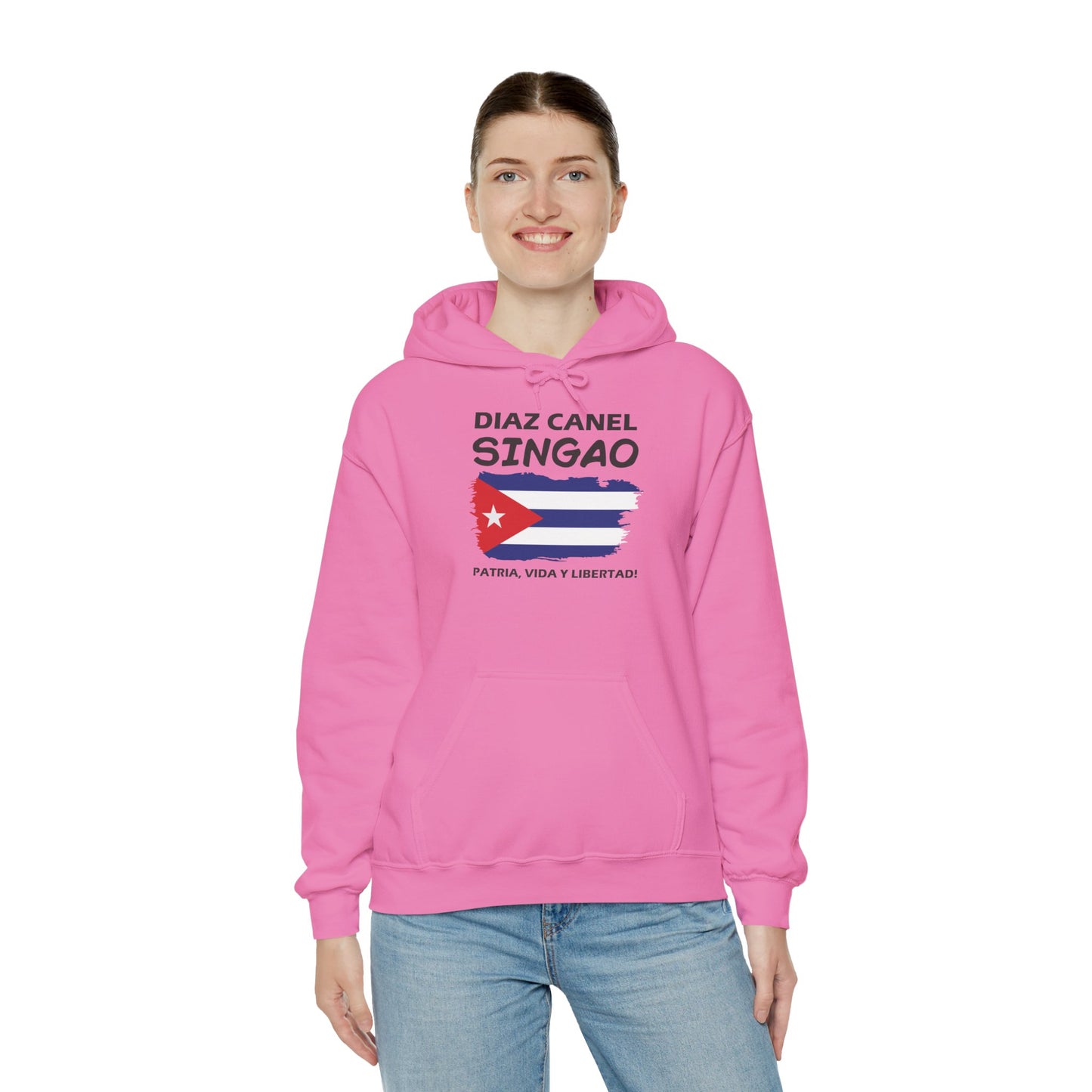 Díaz Canel Singao Patriótico Hoodie