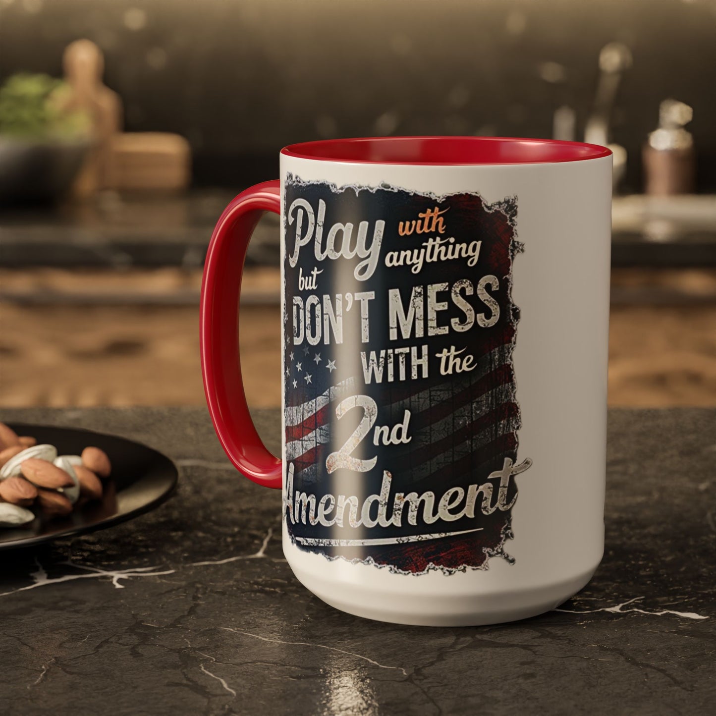 Don't Mess with the 2nd Amendment Patriotic Coffee Mug