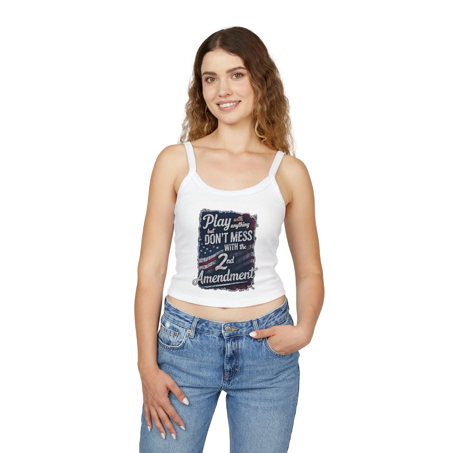 Don't Mess with the 2nd Amendment Patriotic Tank Top