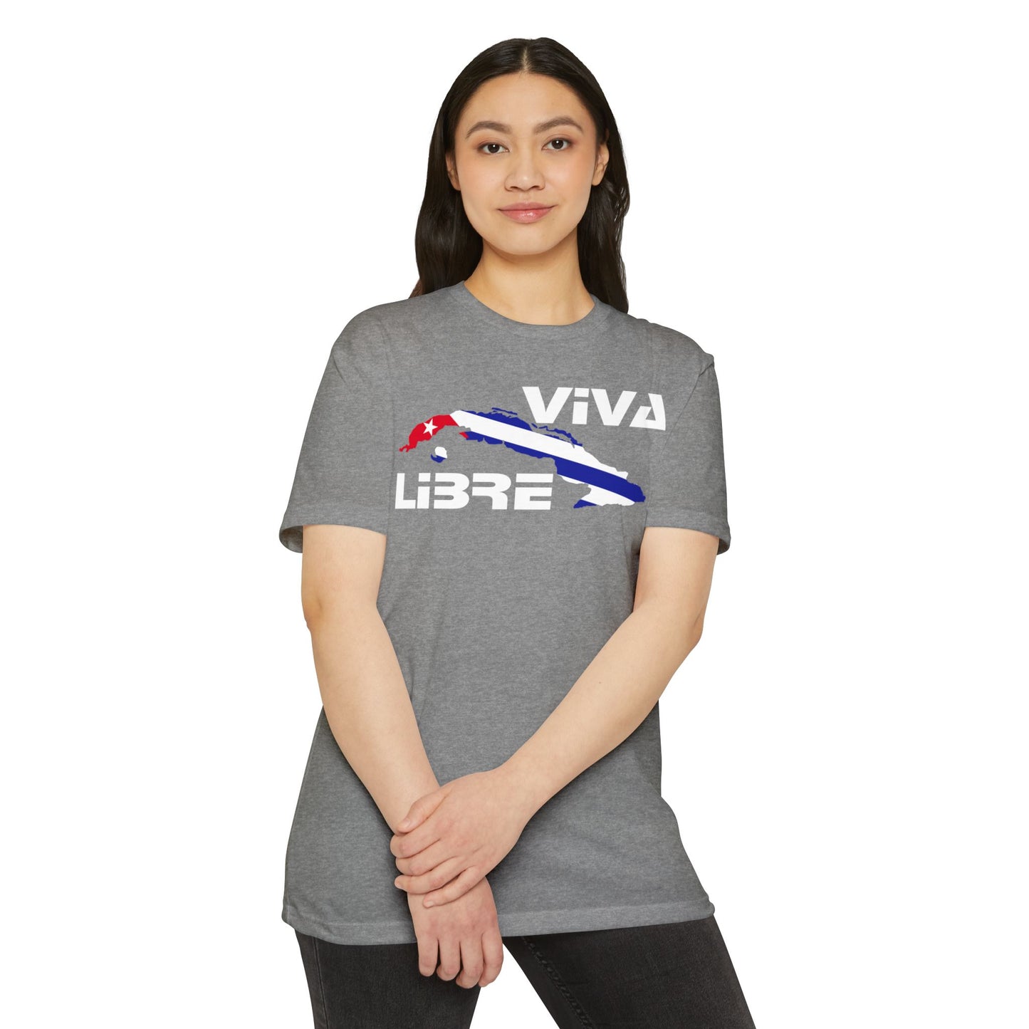 Viva Cuba Libre Patriótica Camiseta
