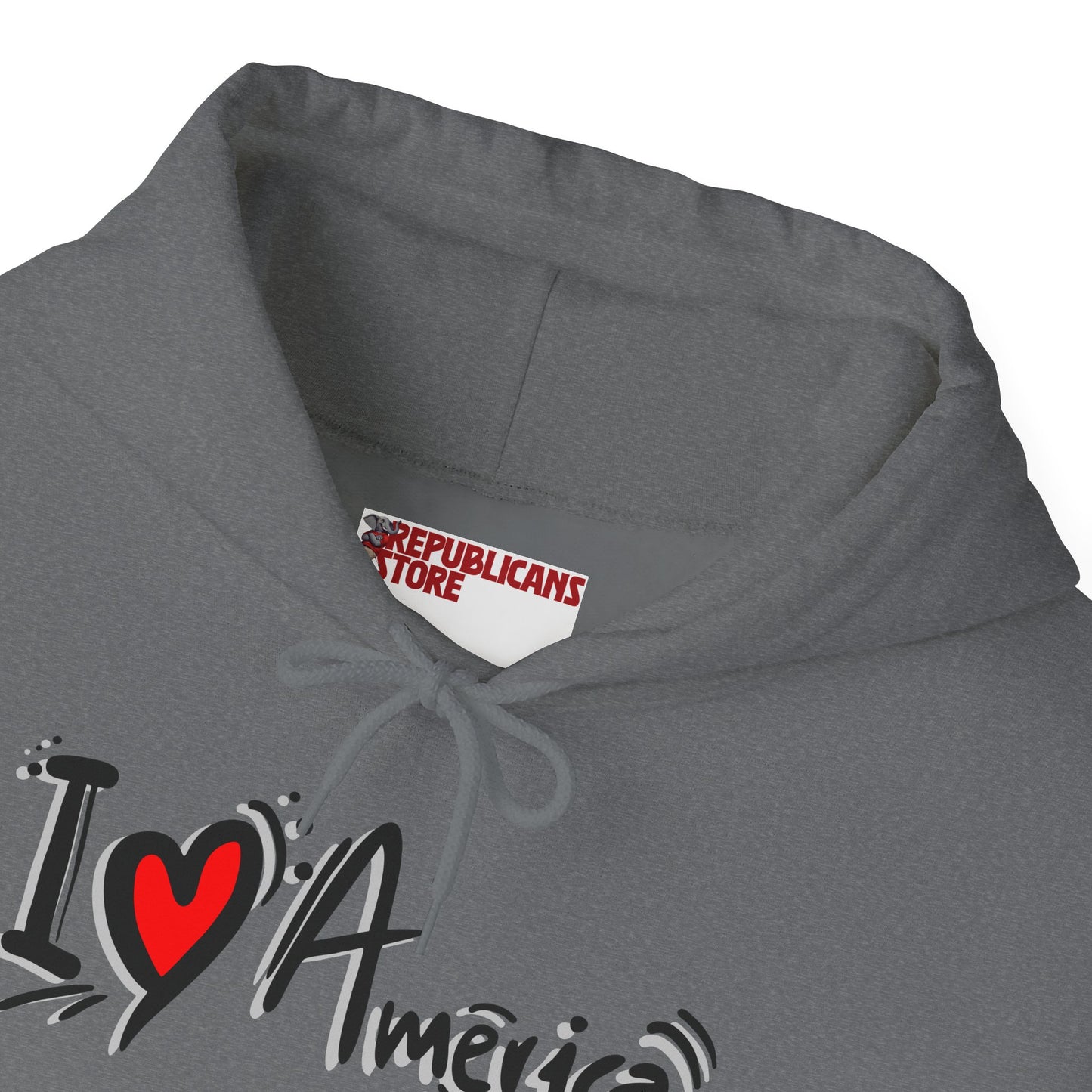 I Love America Unisex Hoodie Sweatshirt