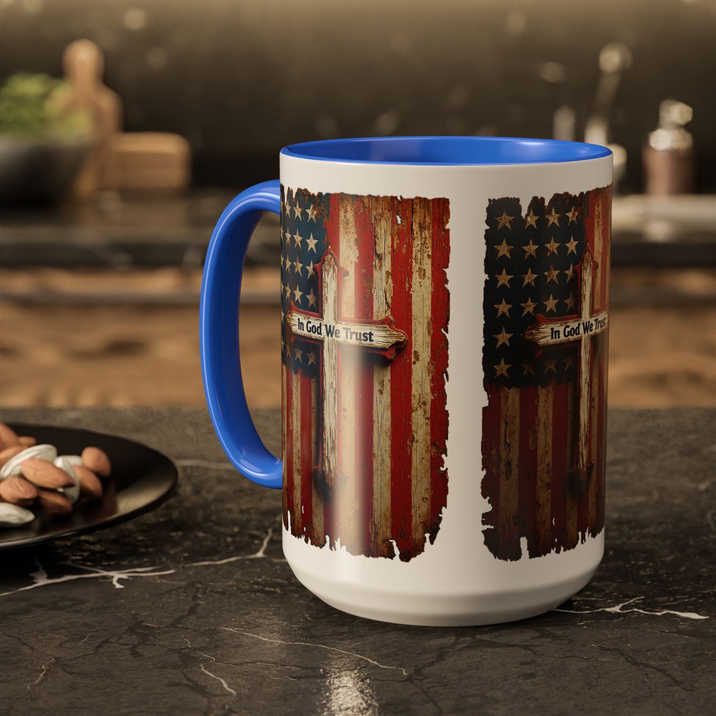 In God We Trust Patriotic Coffee Mug
