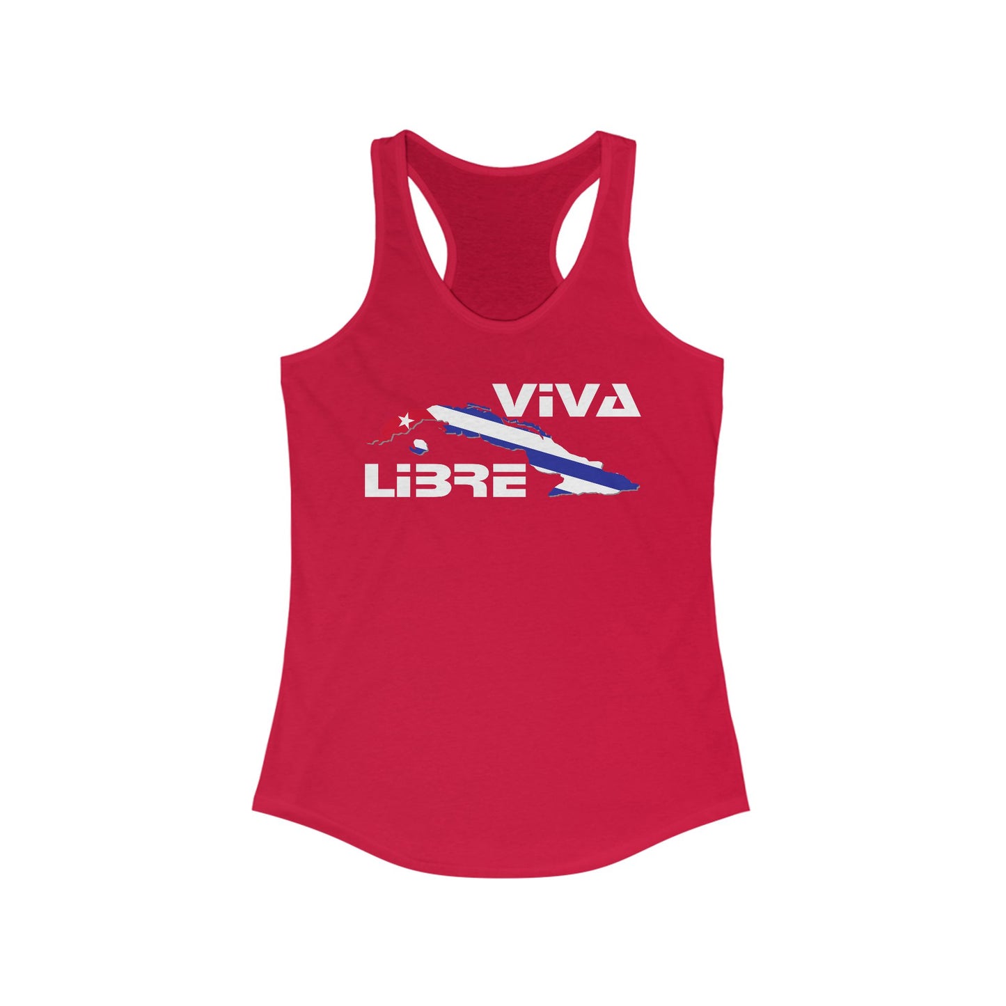 Viva Cuba Libre Patriótico Racerback Tank