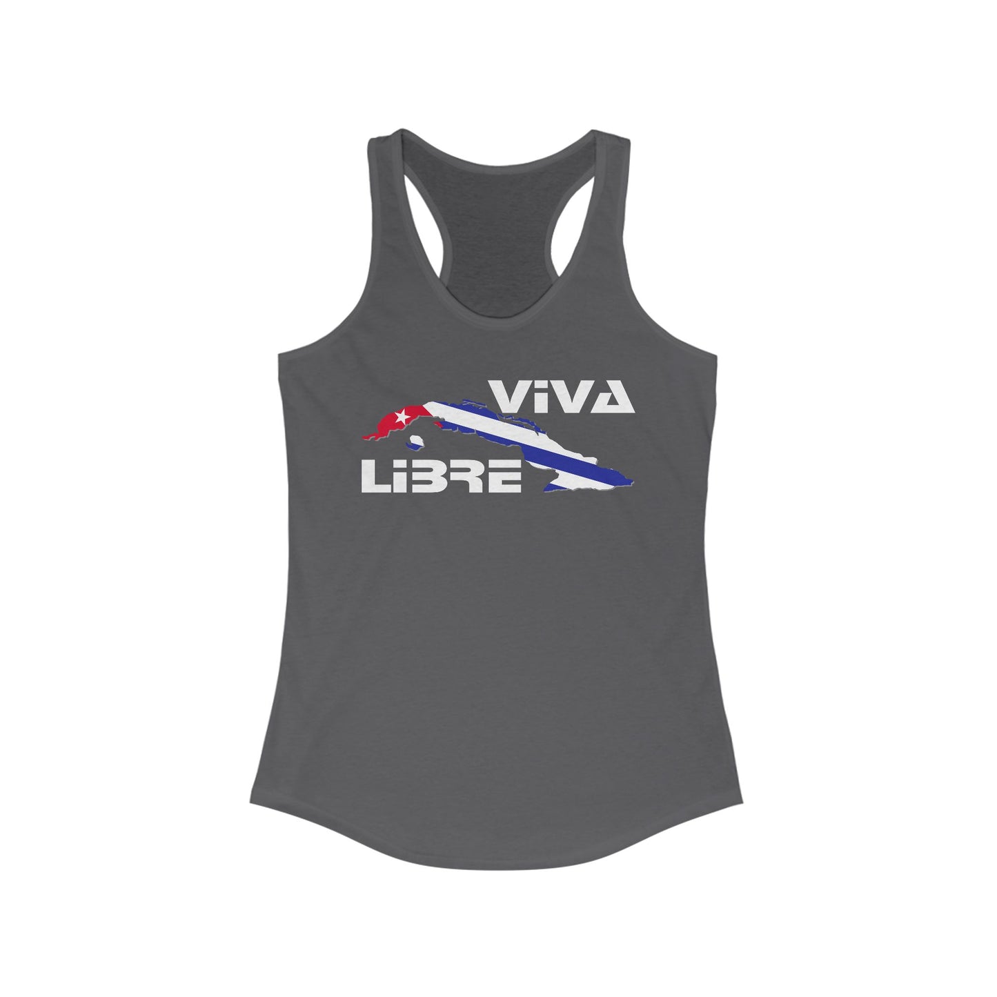 Viva Cuba Libre Patriótico Racerback Tank