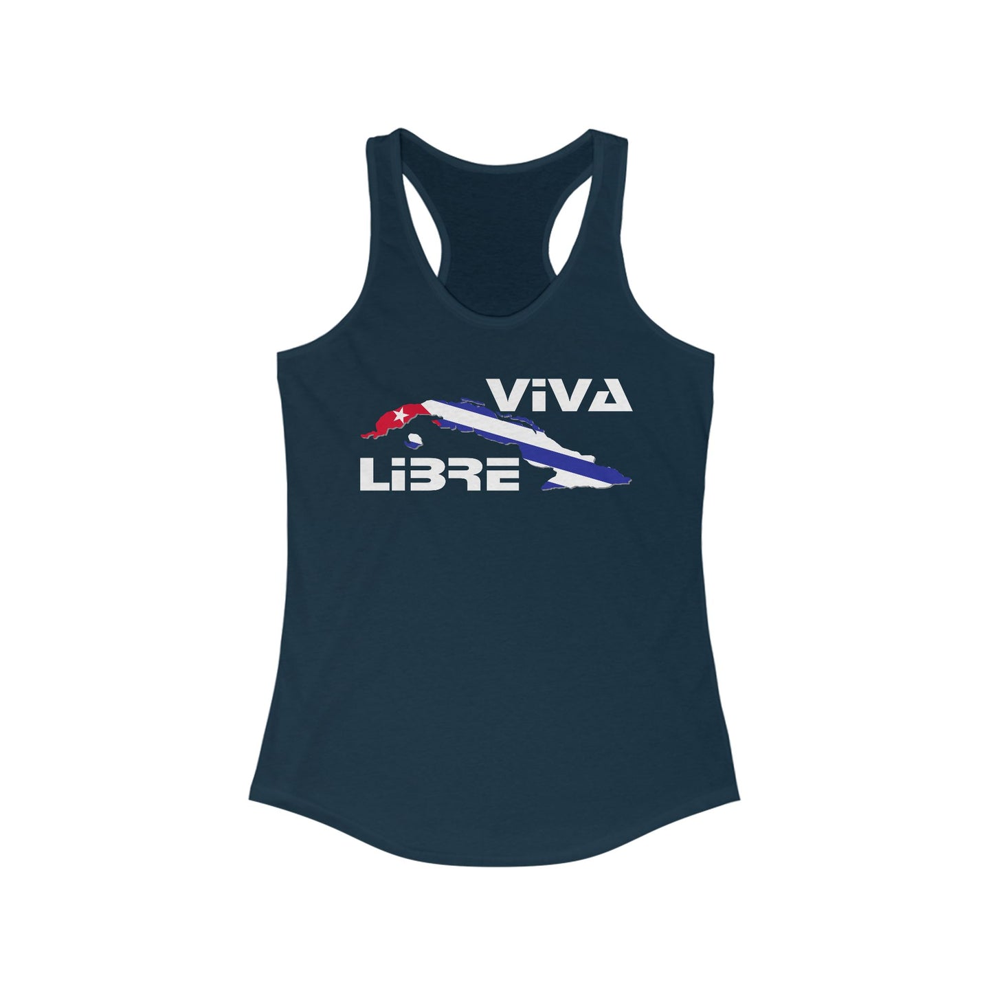 Viva Cuba Libre Patriótico Racerback Tank