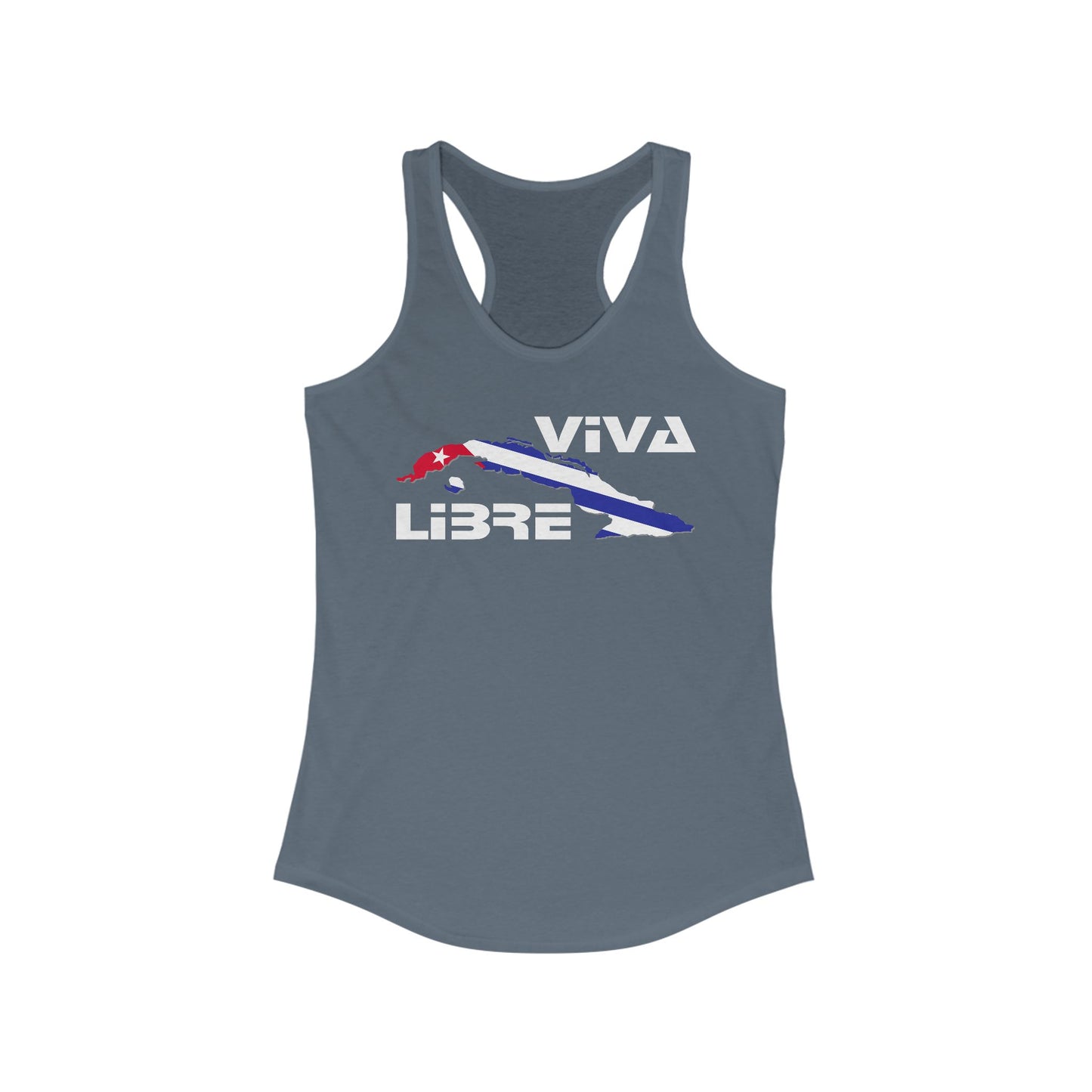 Viva Cuba Libre Patriótico Racerback Tank