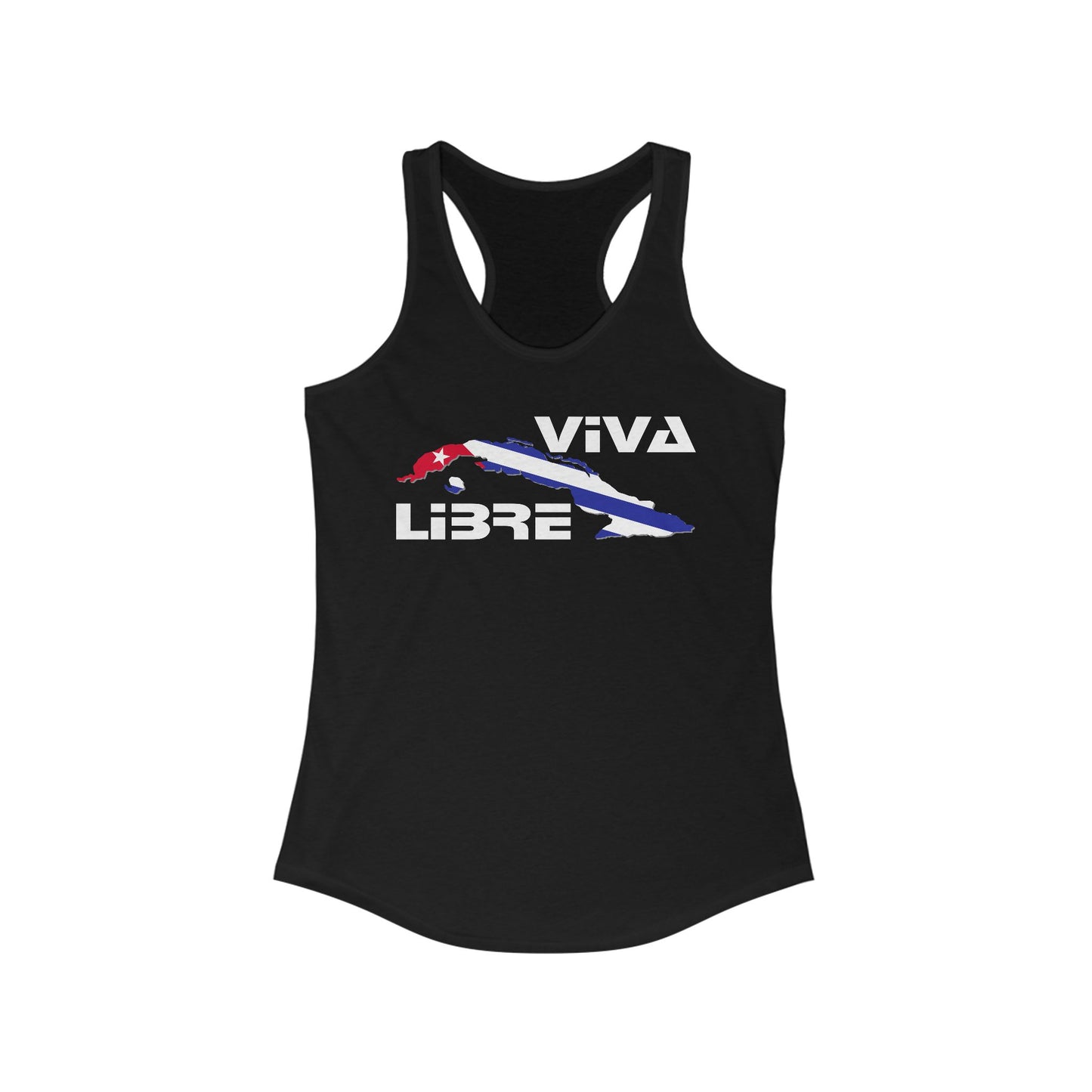Viva Cuba Libre Patriótico Racerback Tank