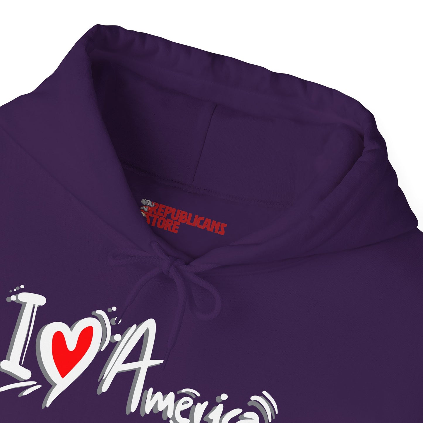 I Love America Unisex Hoodie Sweatshirt