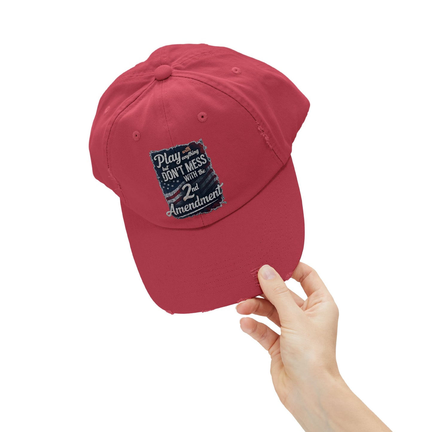 Don't Mess with the 2nd Amendment Patriotic Printed Hat