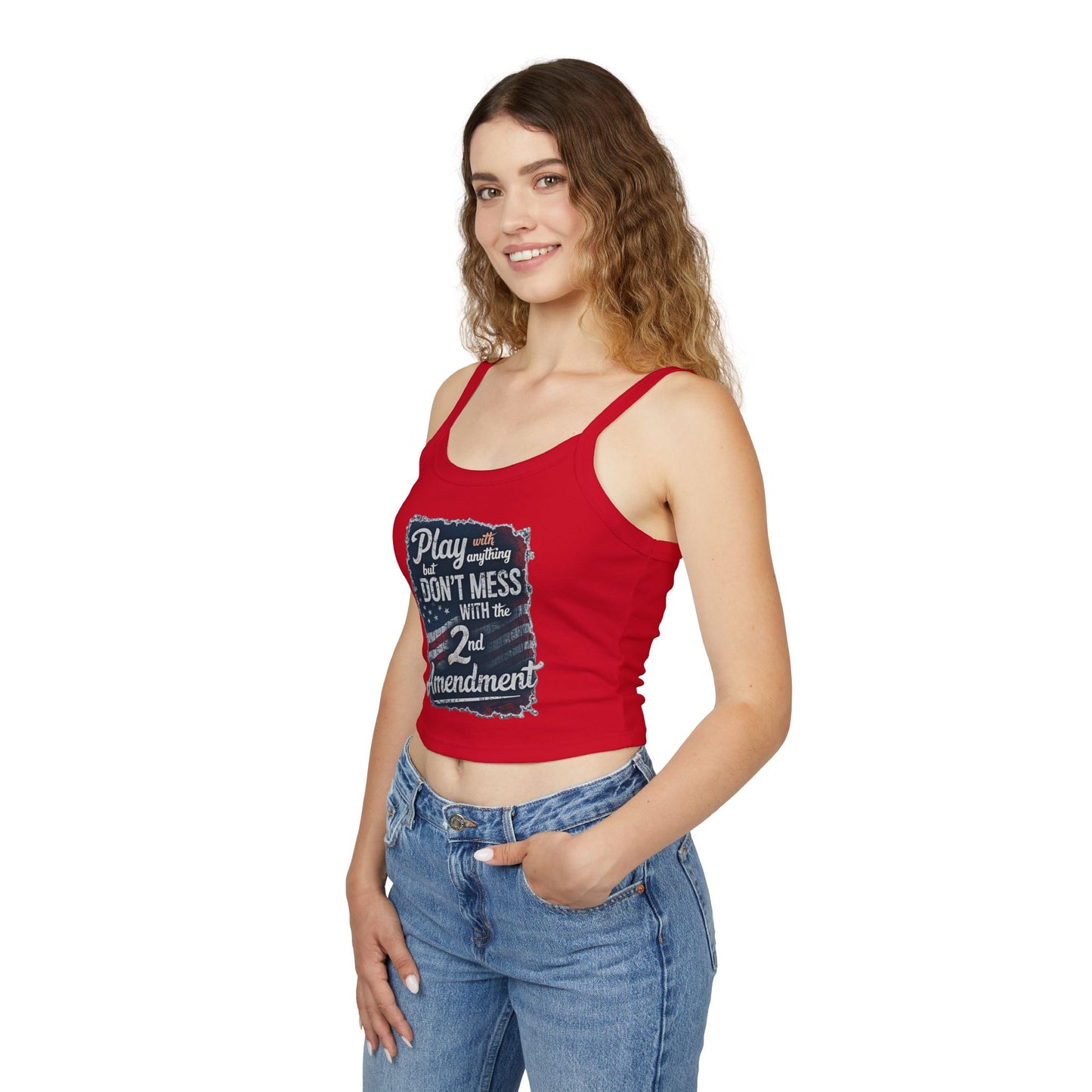 Don't Mess with the 2nd Amendment Patriotic Tank Top