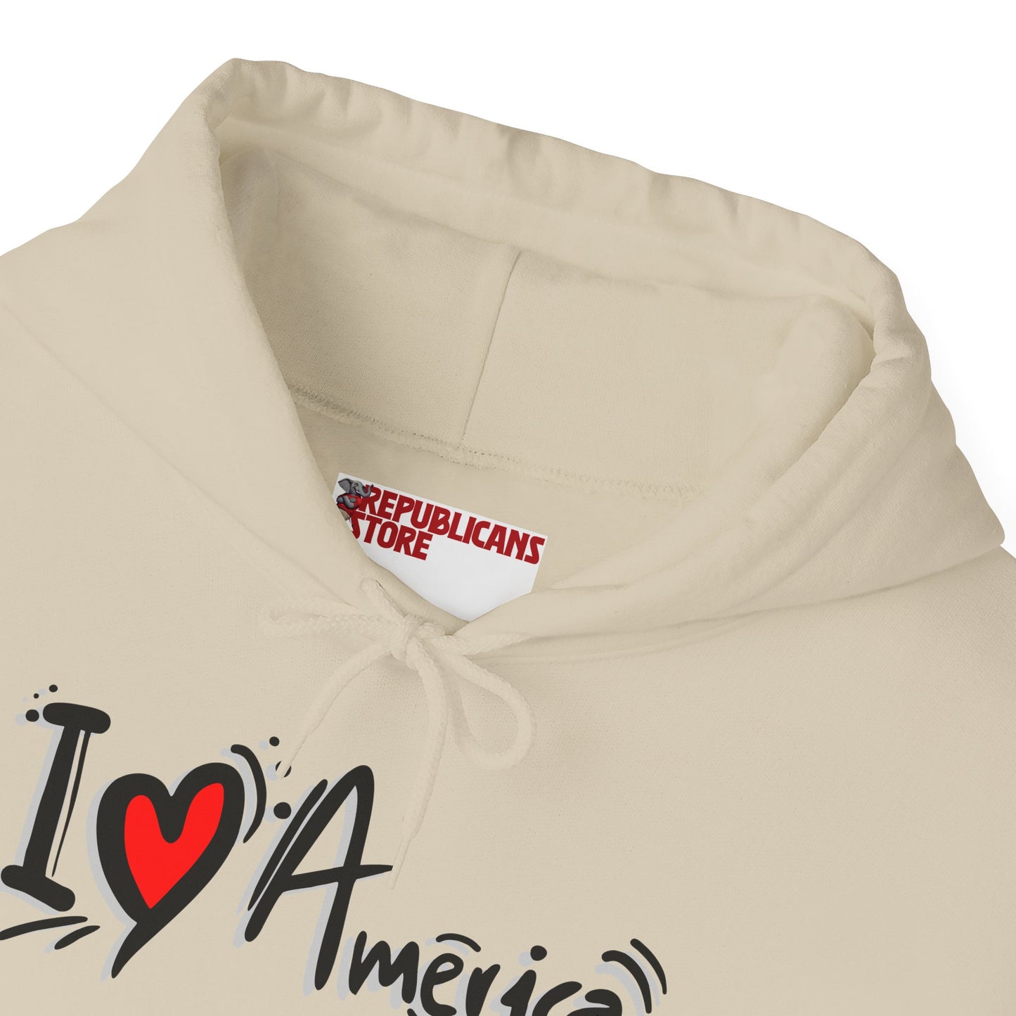 I Love America Unisex Hoodie Sweatshirt