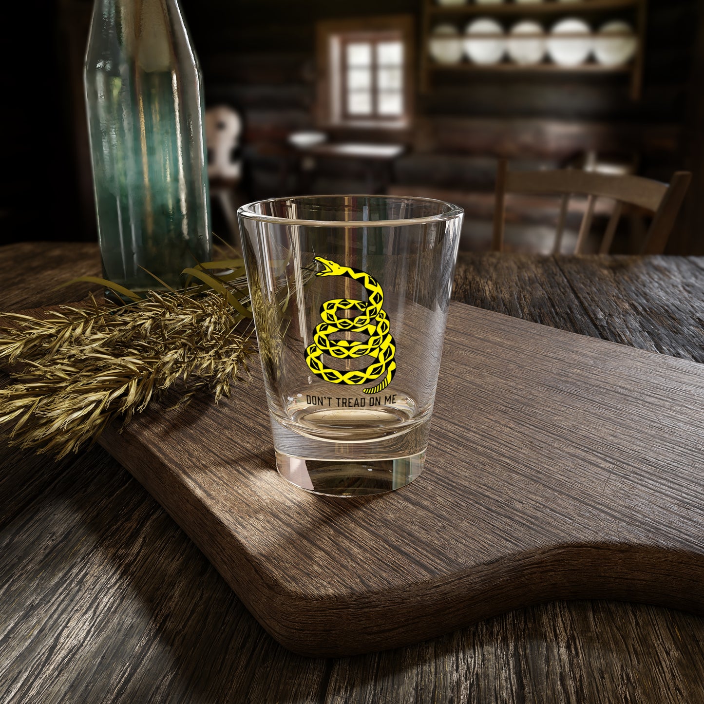 Don't Tread on Me Patriotic Shot Glass