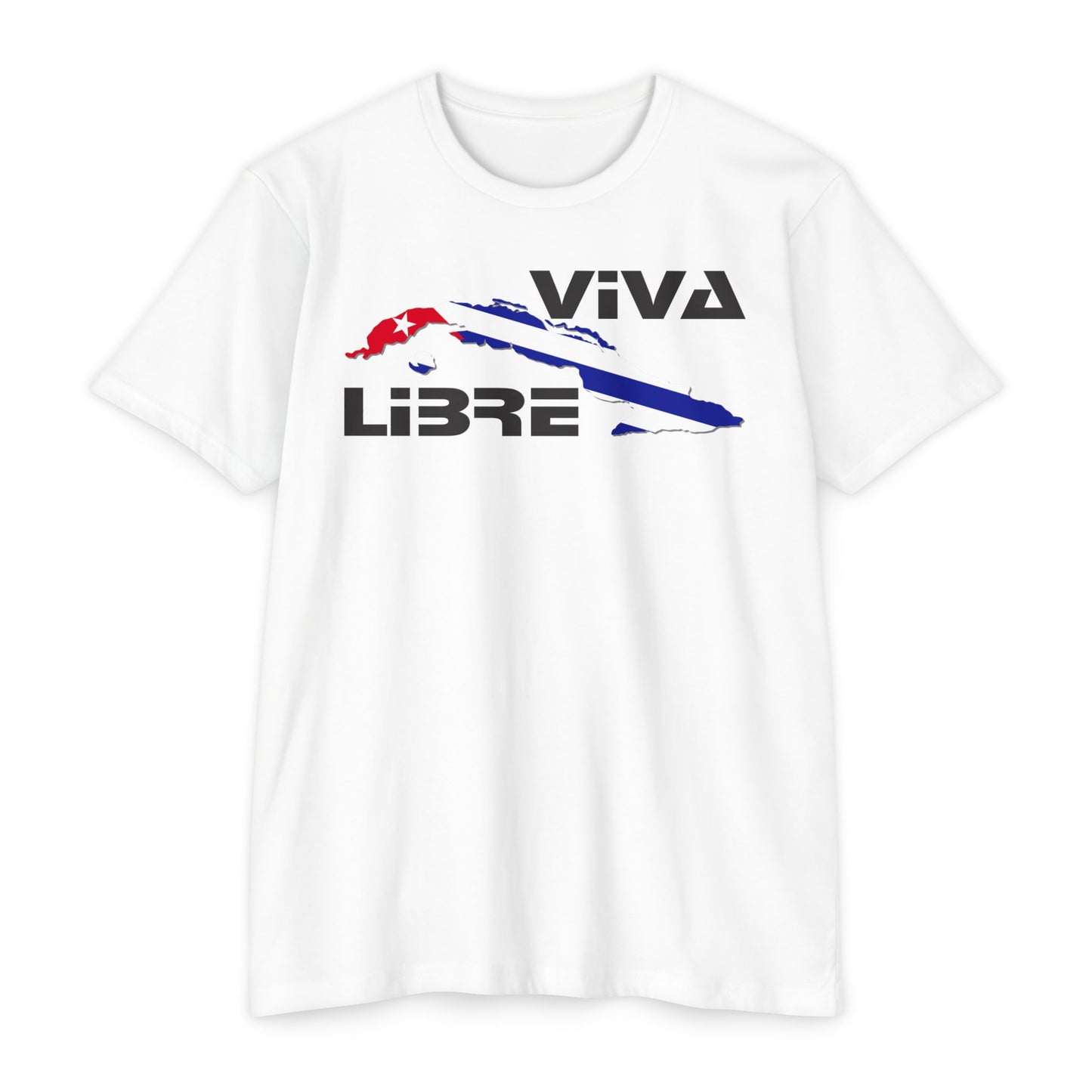 Viva Cuba Libre Patriótica Camiseta