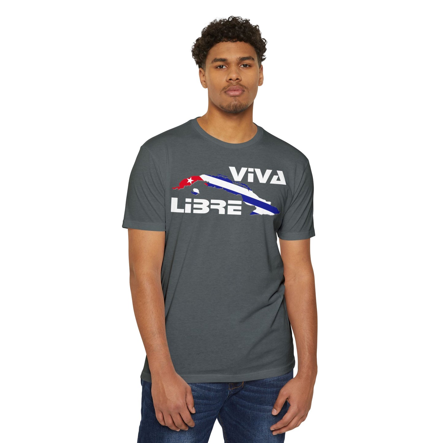 Viva Cuba Libre Patriótica Camiseta