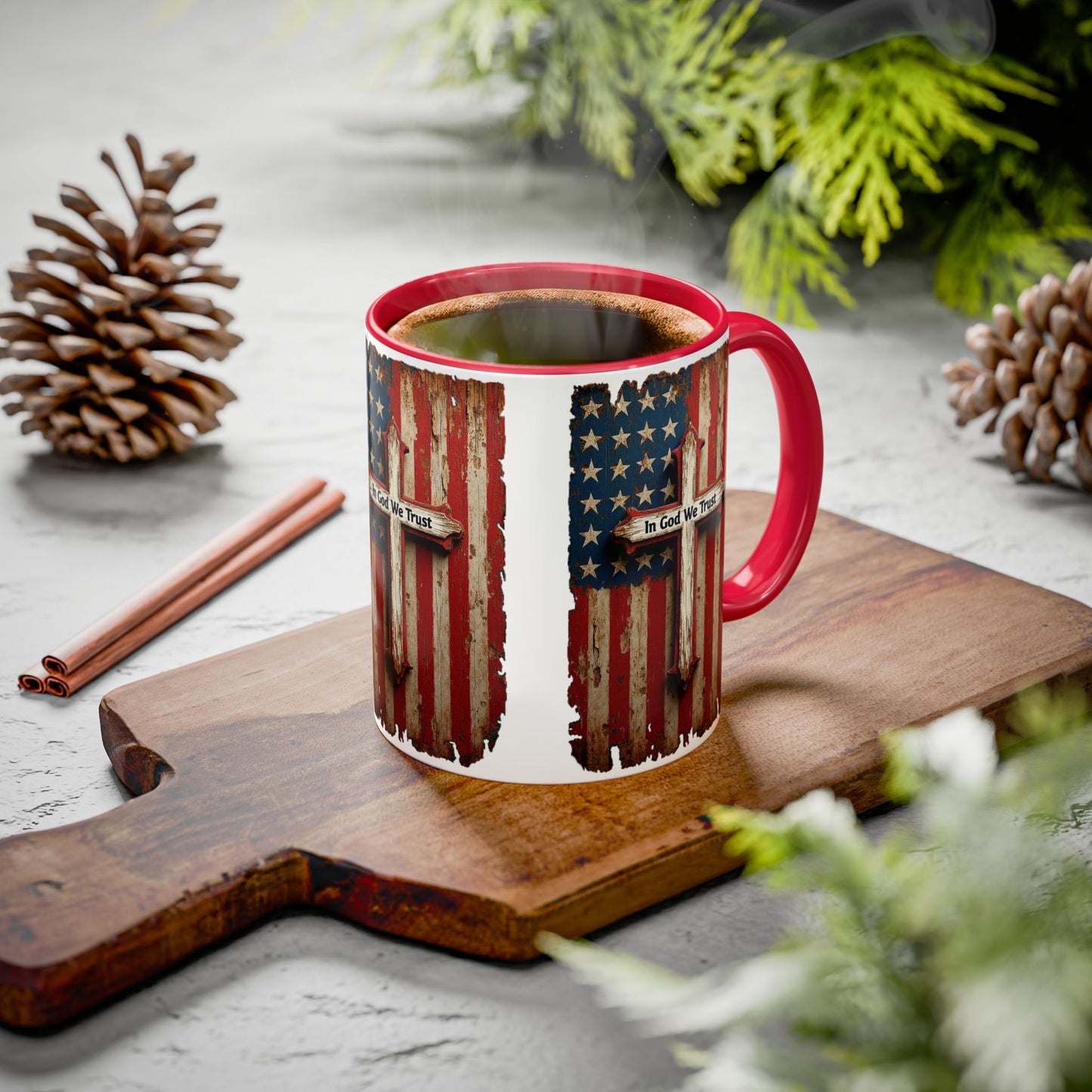 In God We Trust Patriotic Coffee Mug