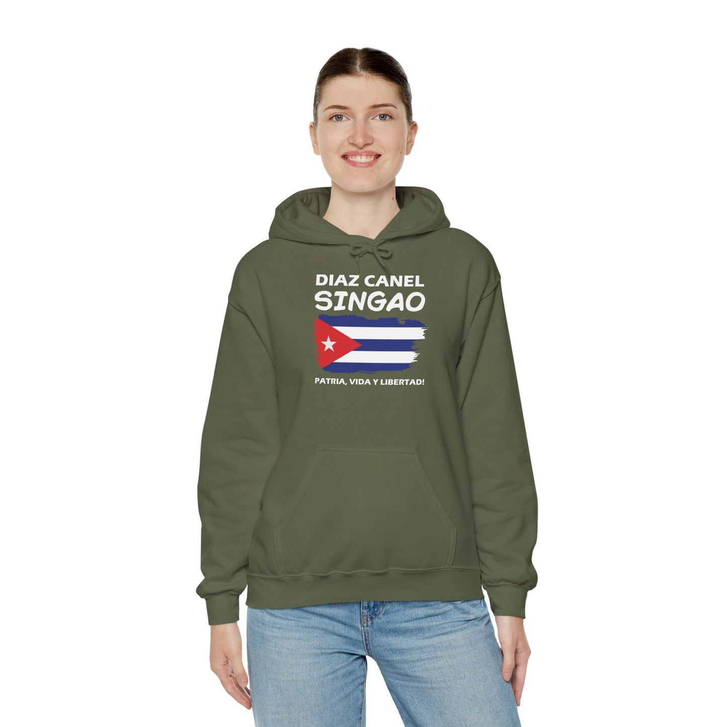 Díaz Canel Singao Patriótico Hoodie