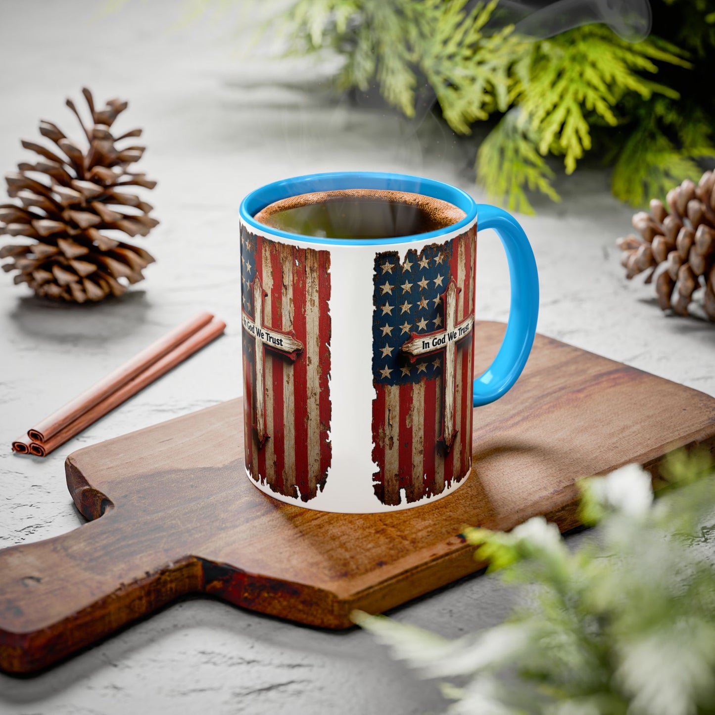 In God We Trust Patriotic Coffee Mug