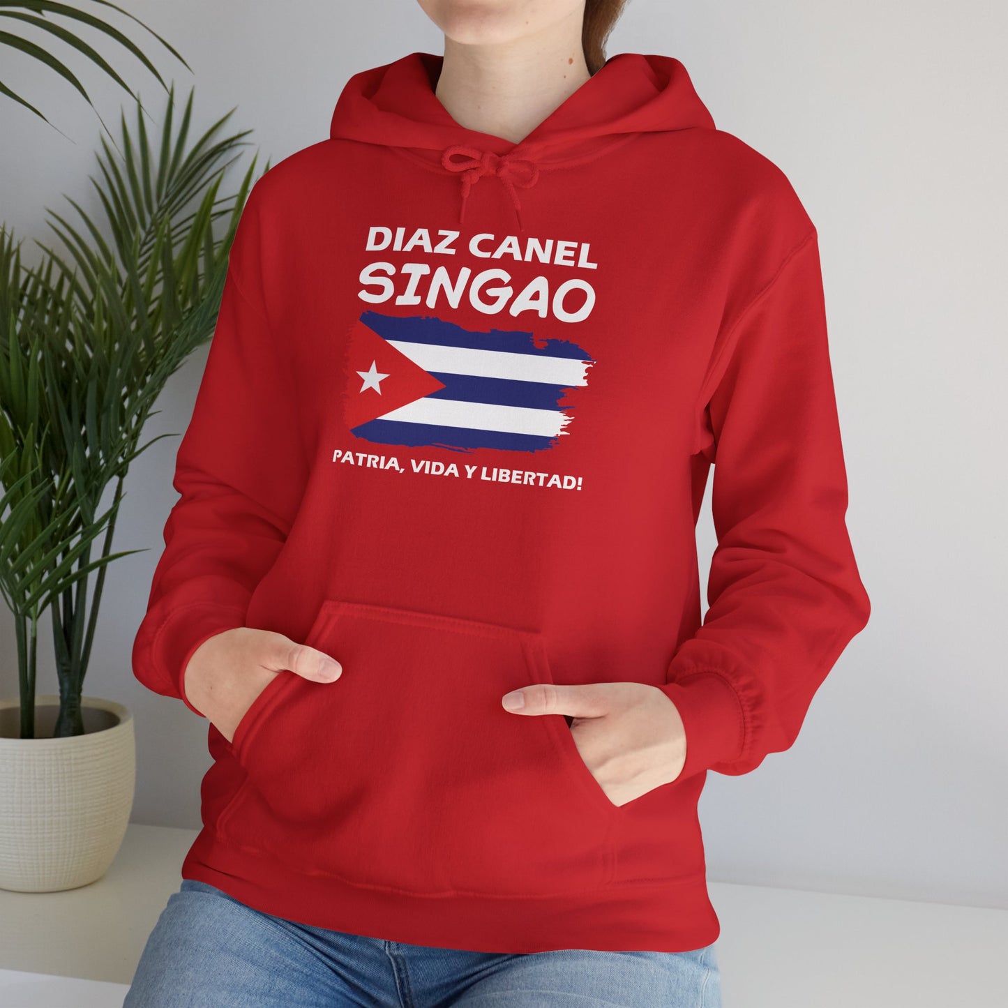 Díaz Canel Singao Patriótico Hoodie