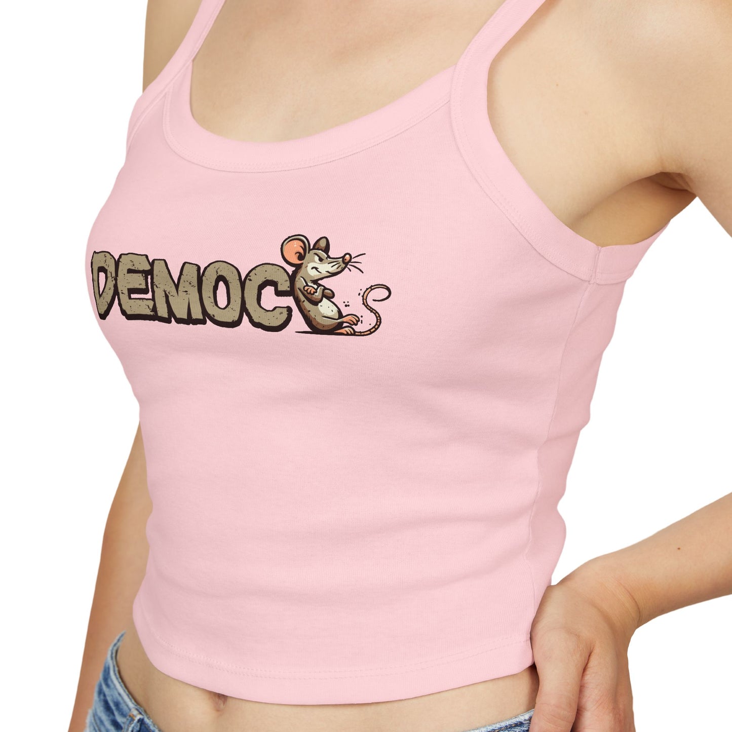 Democ-Rat Funny Political Tank Top