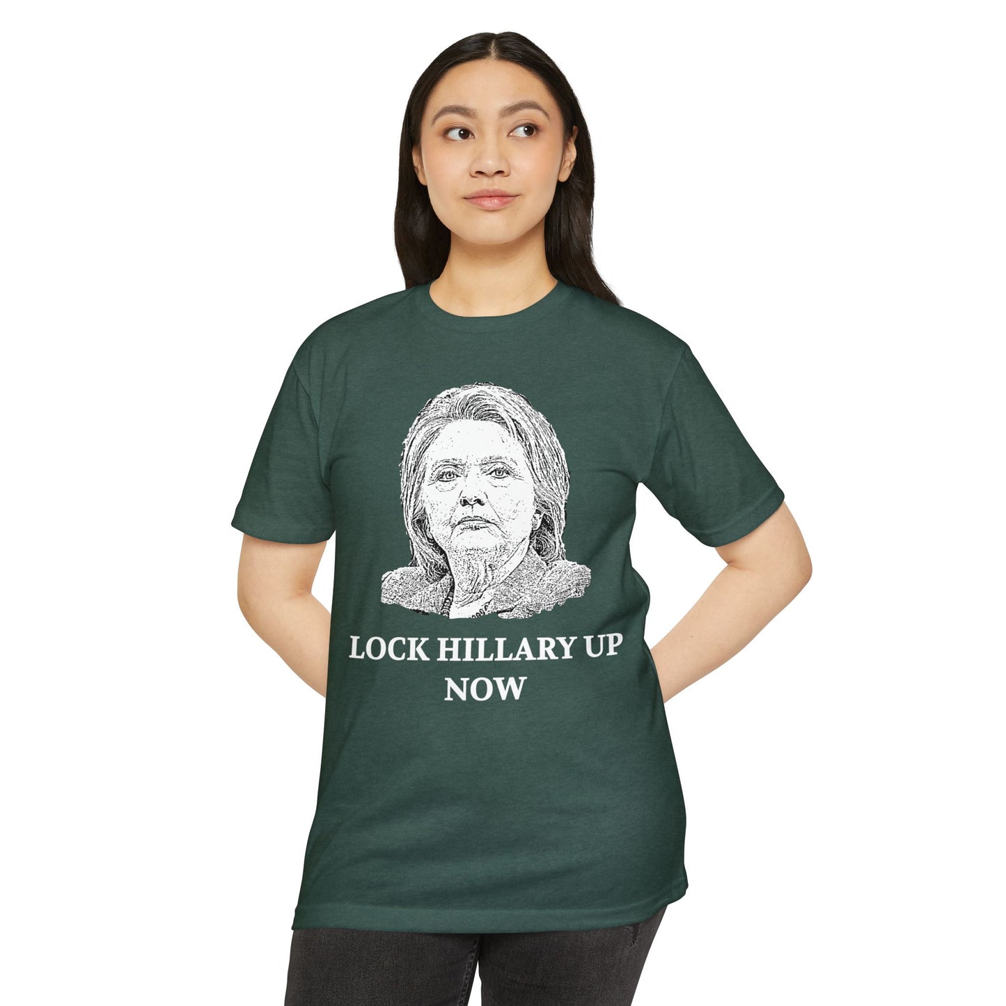 Lock Hillary Up Now Patriotic T-Shirt
