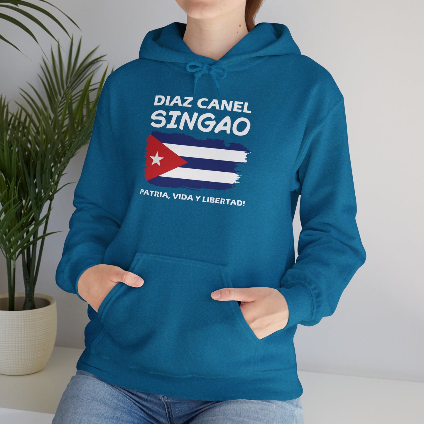 Díaz Canel Singao Patriótico Hoodie