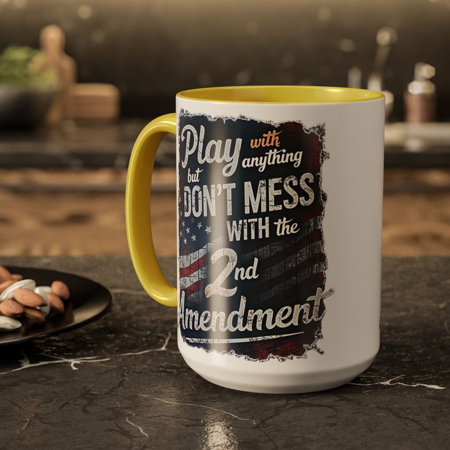 Don't Mess with the 2nd Amendment Patriotic Coffee Mug
