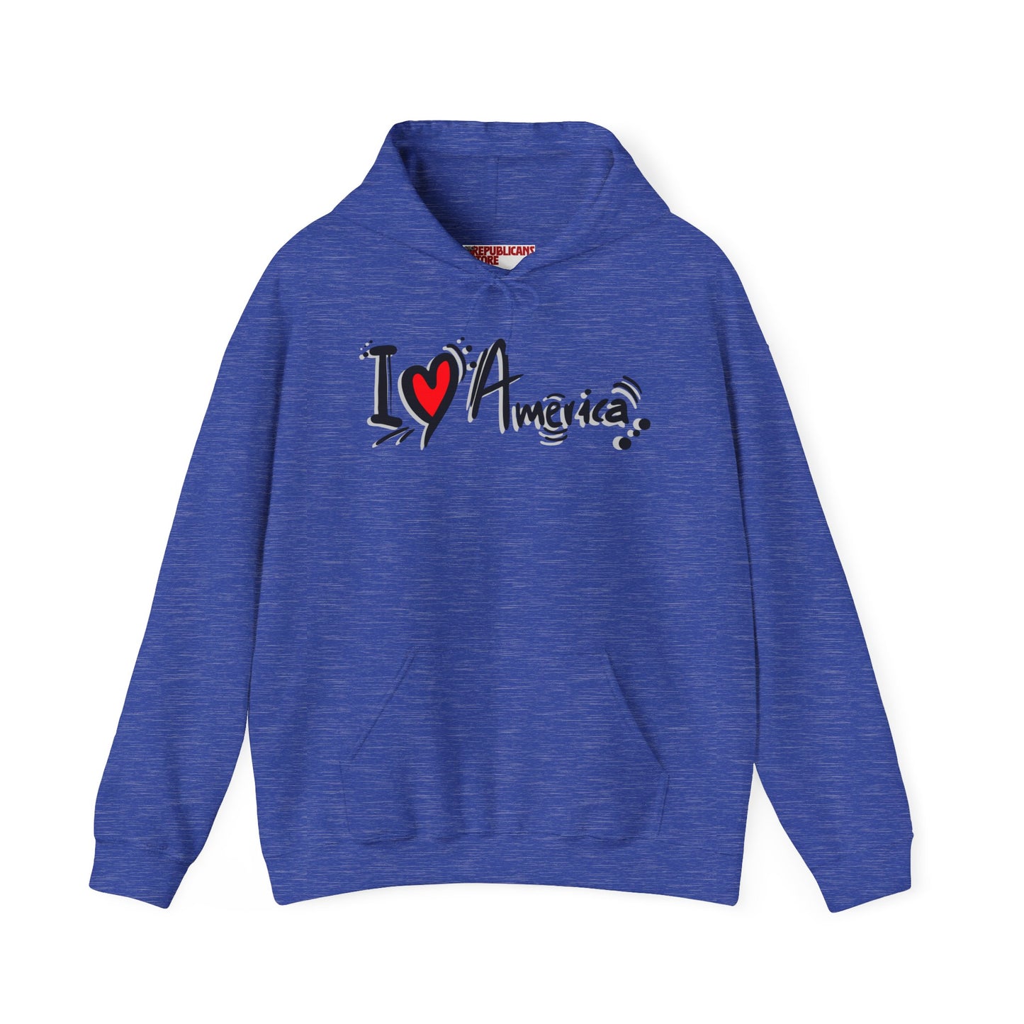 I Love America Unisex Hoodie Sweatshirt