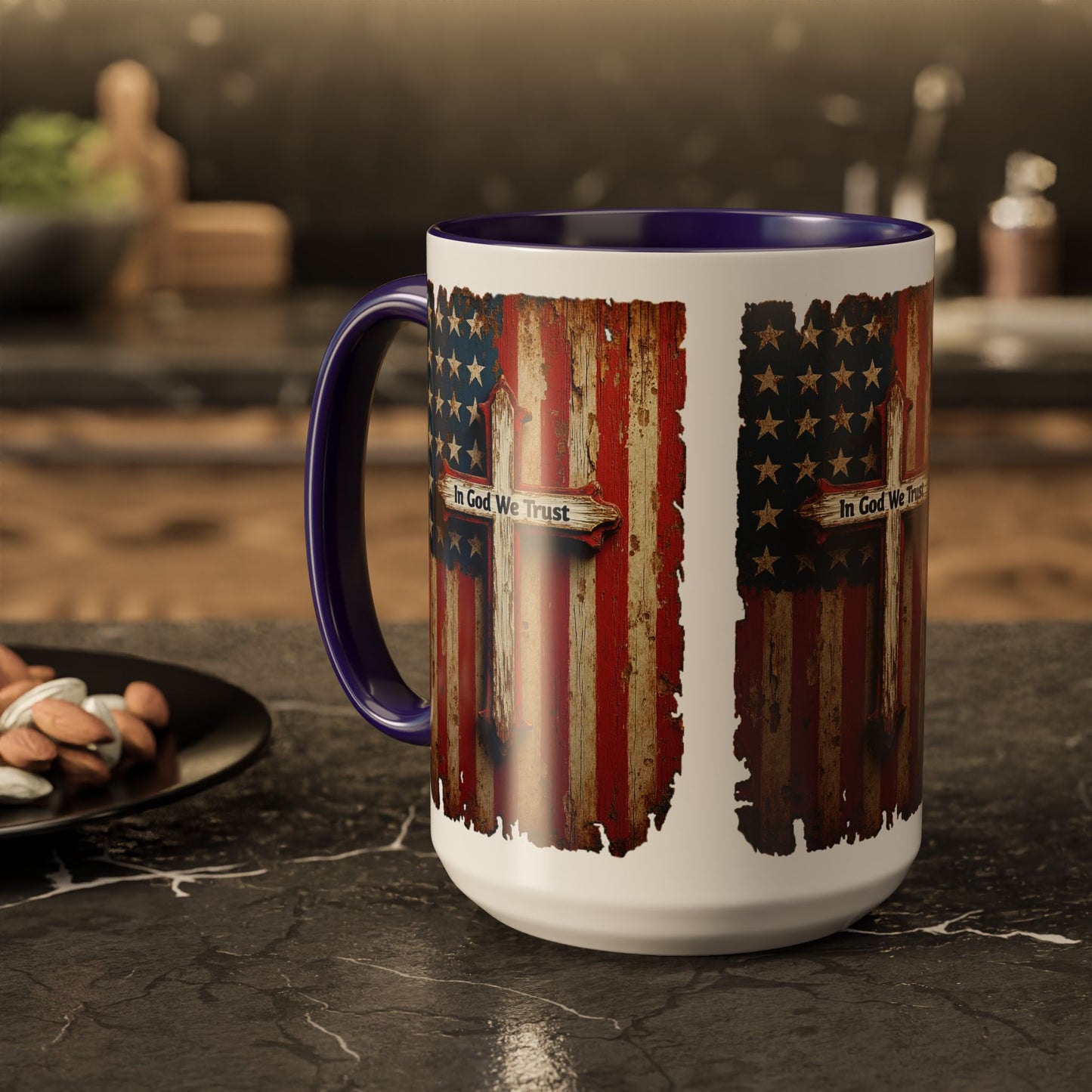 In God We Trust Patriotic Coffee Mug