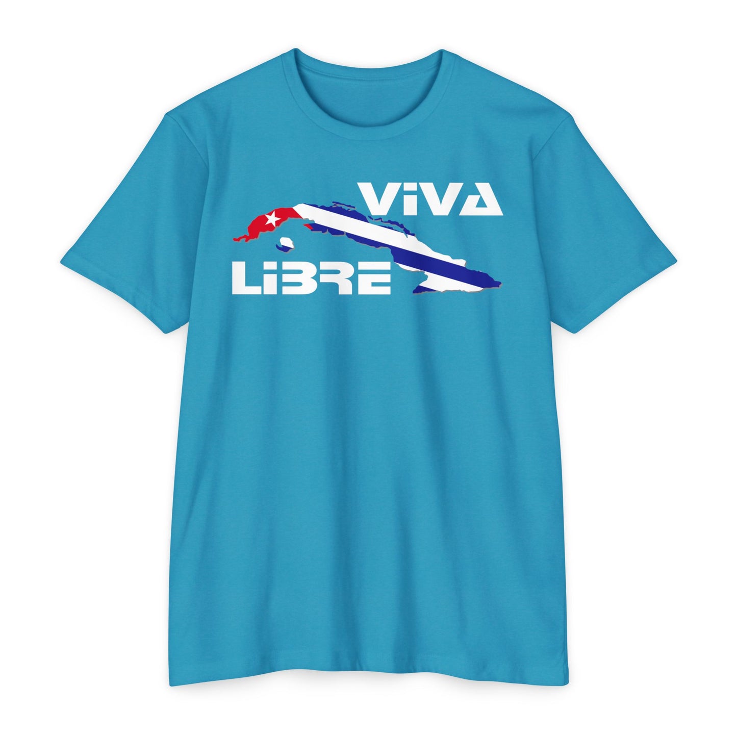 Viva Cuba Libre Patriótica Camiseta