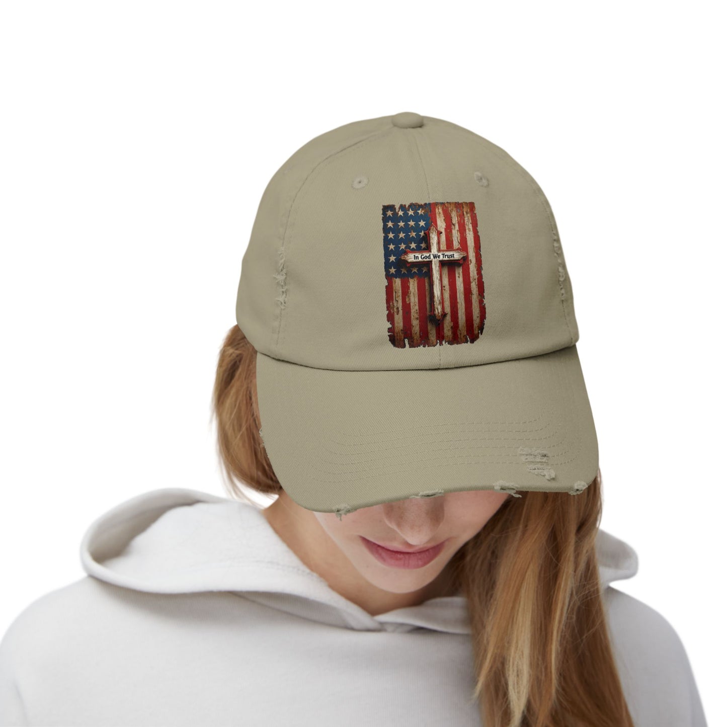 In God We Trust Patriotic Printed Hat