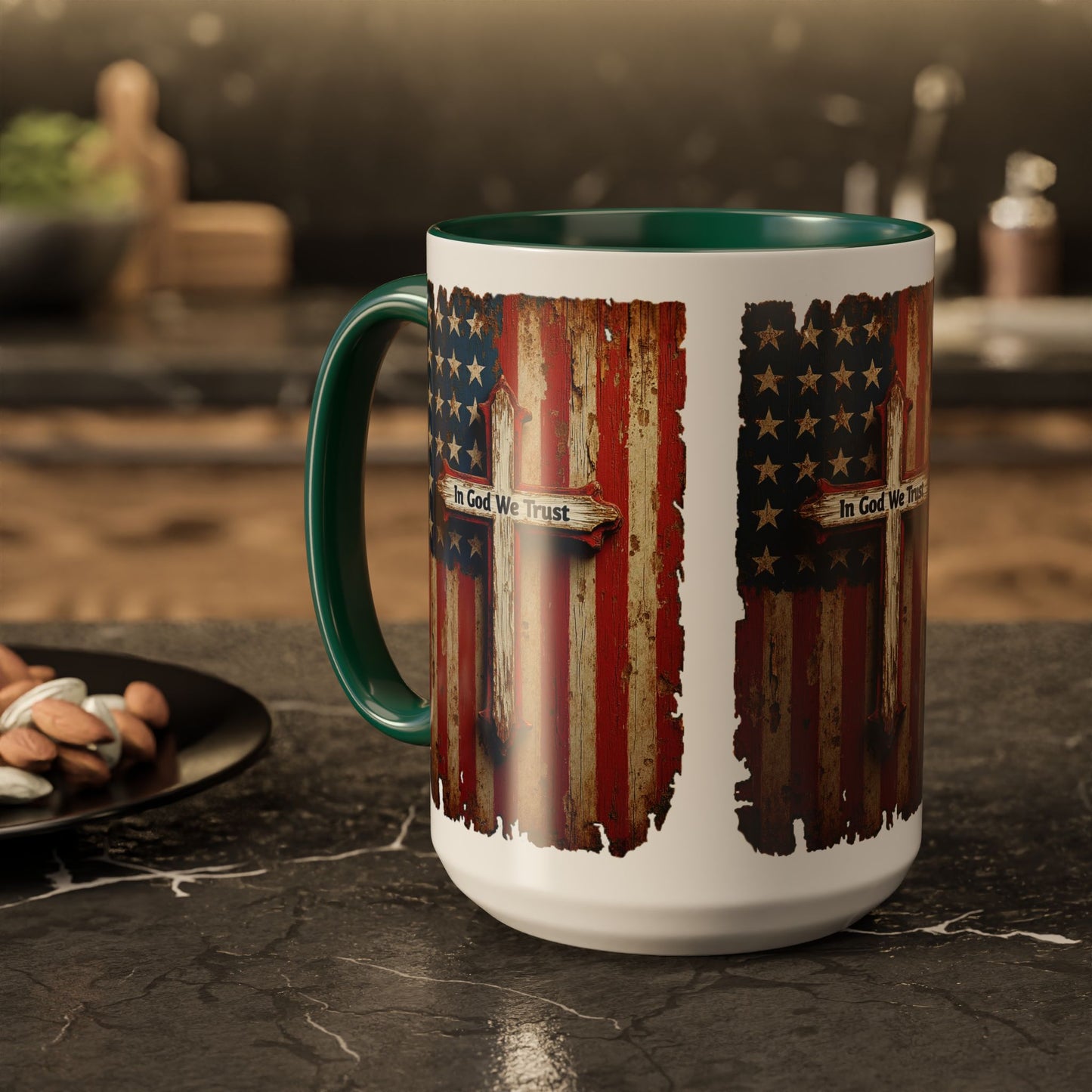 In God We Trust Patriotic Coffee Mug
