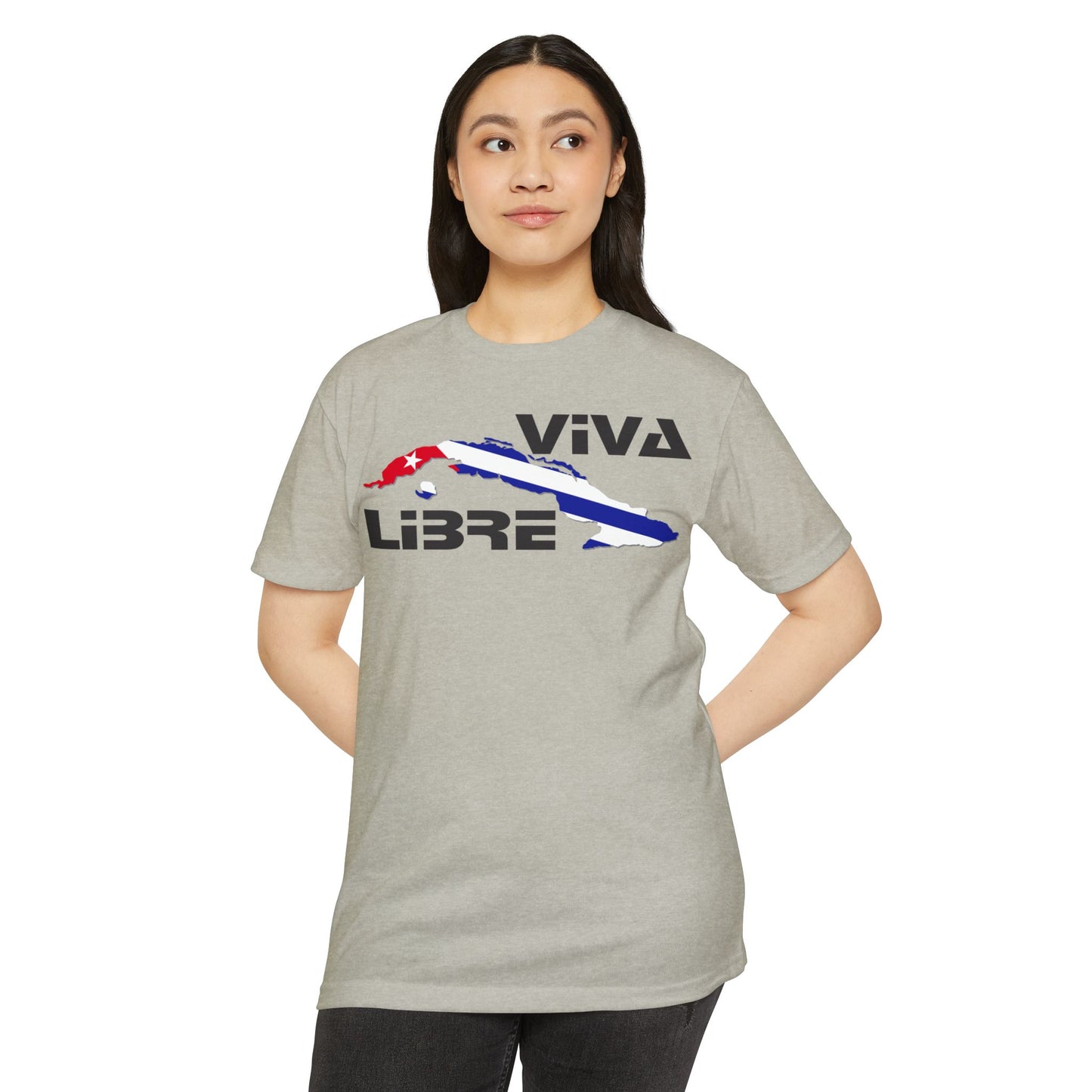 Viva Cuba Libre Patriótica Camiseta
