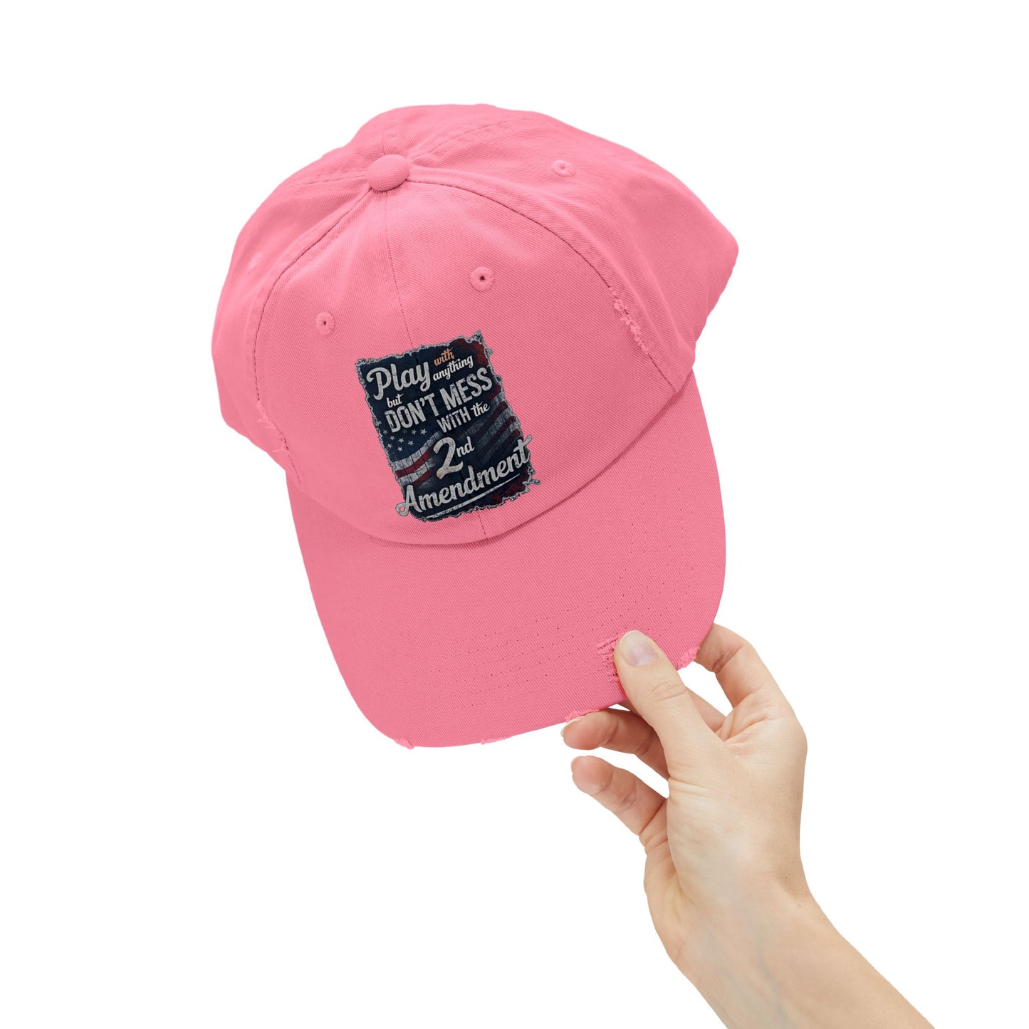 Don't Mess with the 2nd Amendment Patriotic Printed Hat